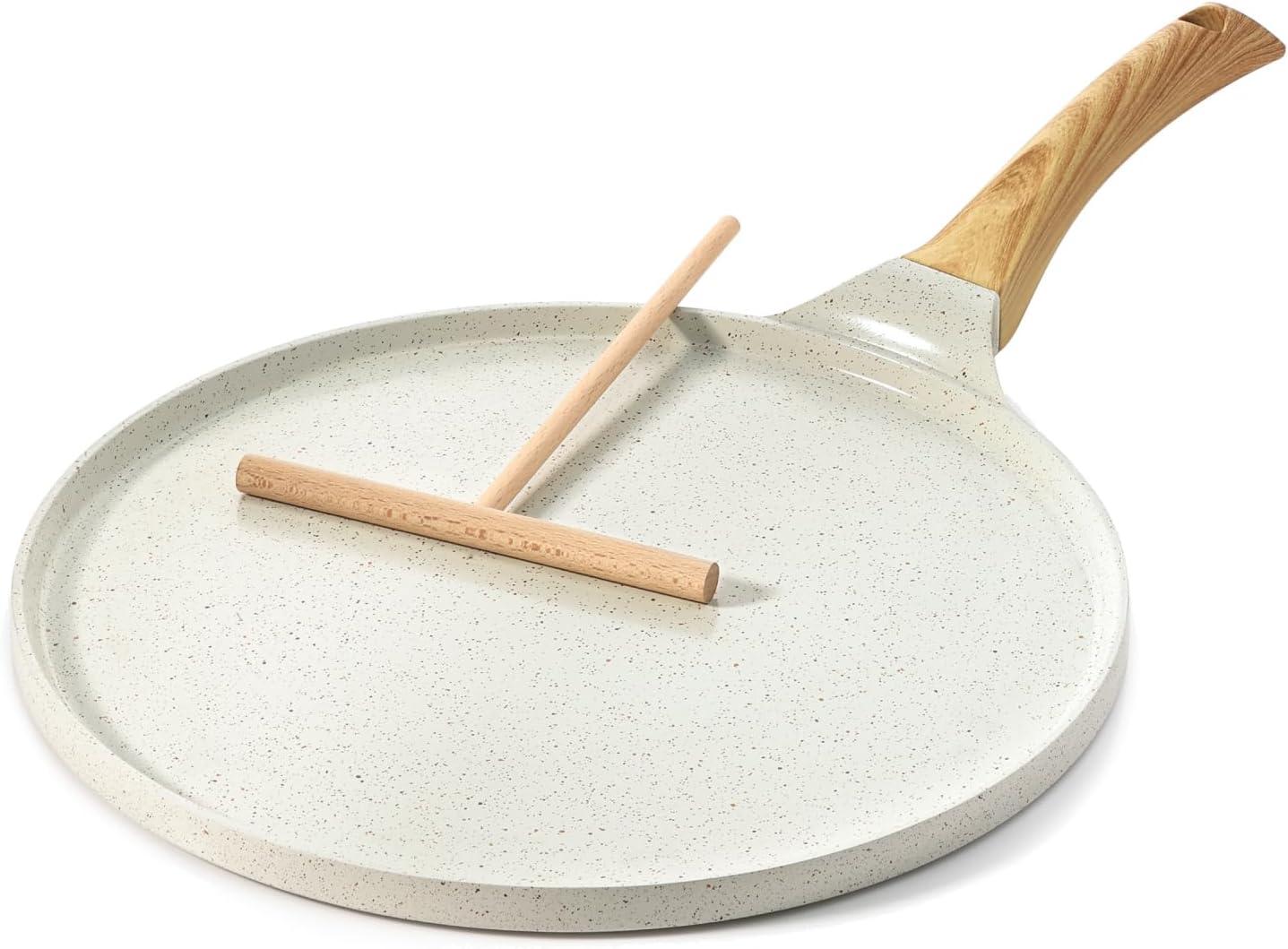 Nonstick Crepe Pan Showdown: Swiss Granite vs. Ceramic Coating