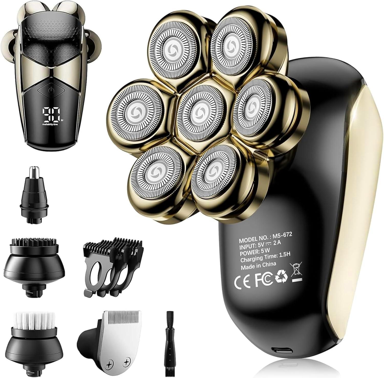 Detachable Head Shavers Showdown: SHPAVVER's 5-in-1 vs. Others