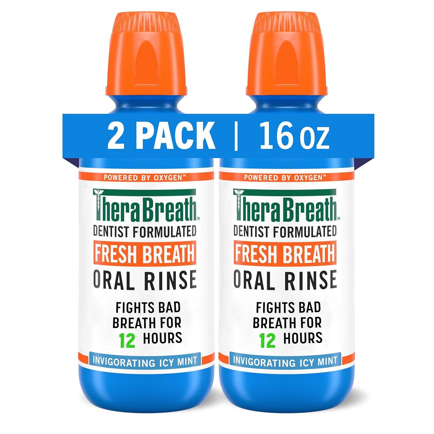TheraBreath Mouthwash Showdown: Icy Mint Flavor Wins Freshness