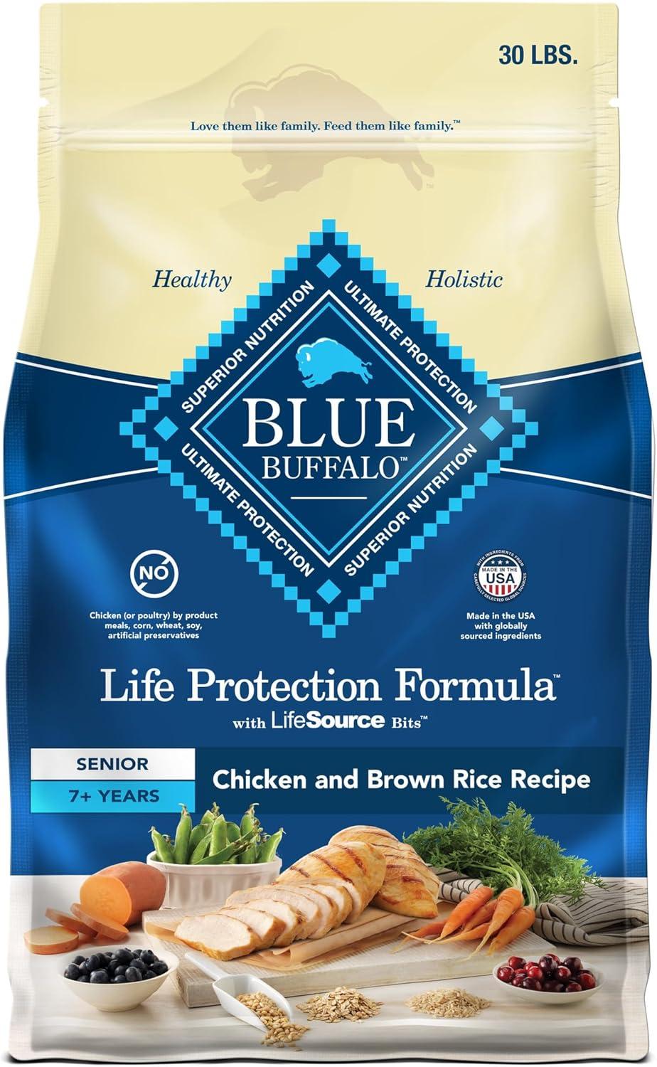 Blue Buffalo's Senior Dog Food Showdown: Joint Health Focus