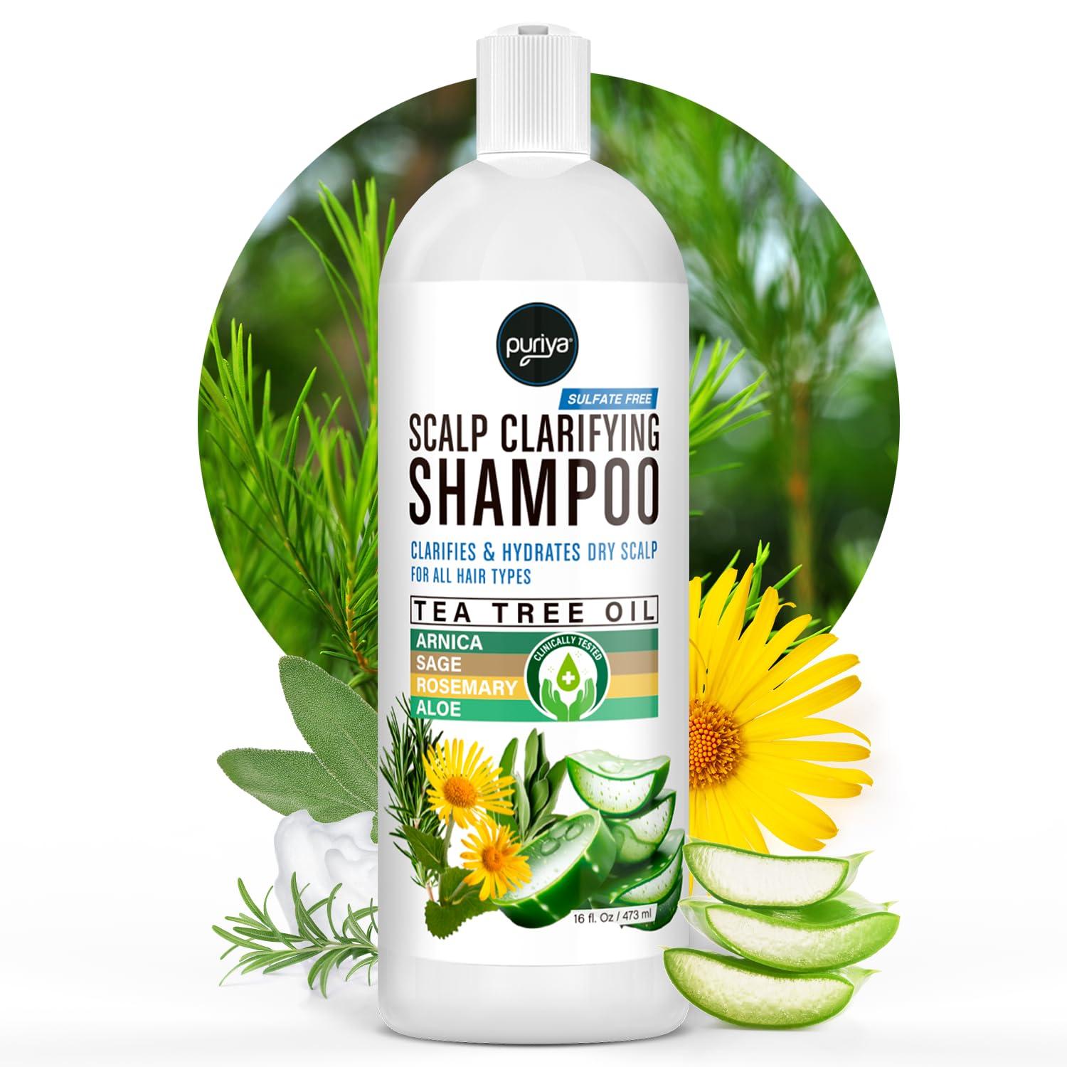 Dry Scalp Showdown: Puriya Tea Tree Shampoo for All Ages