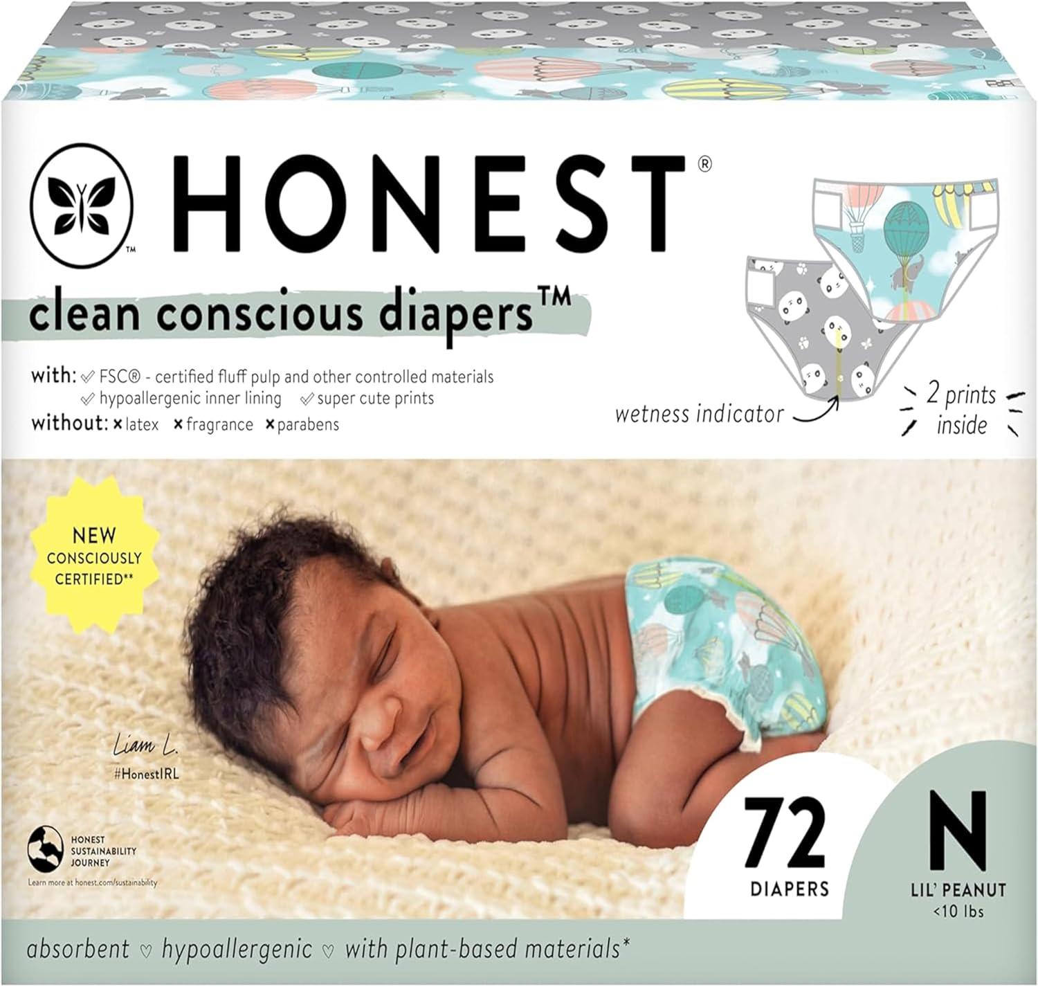 Diaper Showdown: Pampers, Honest, and Huggies for Newborns