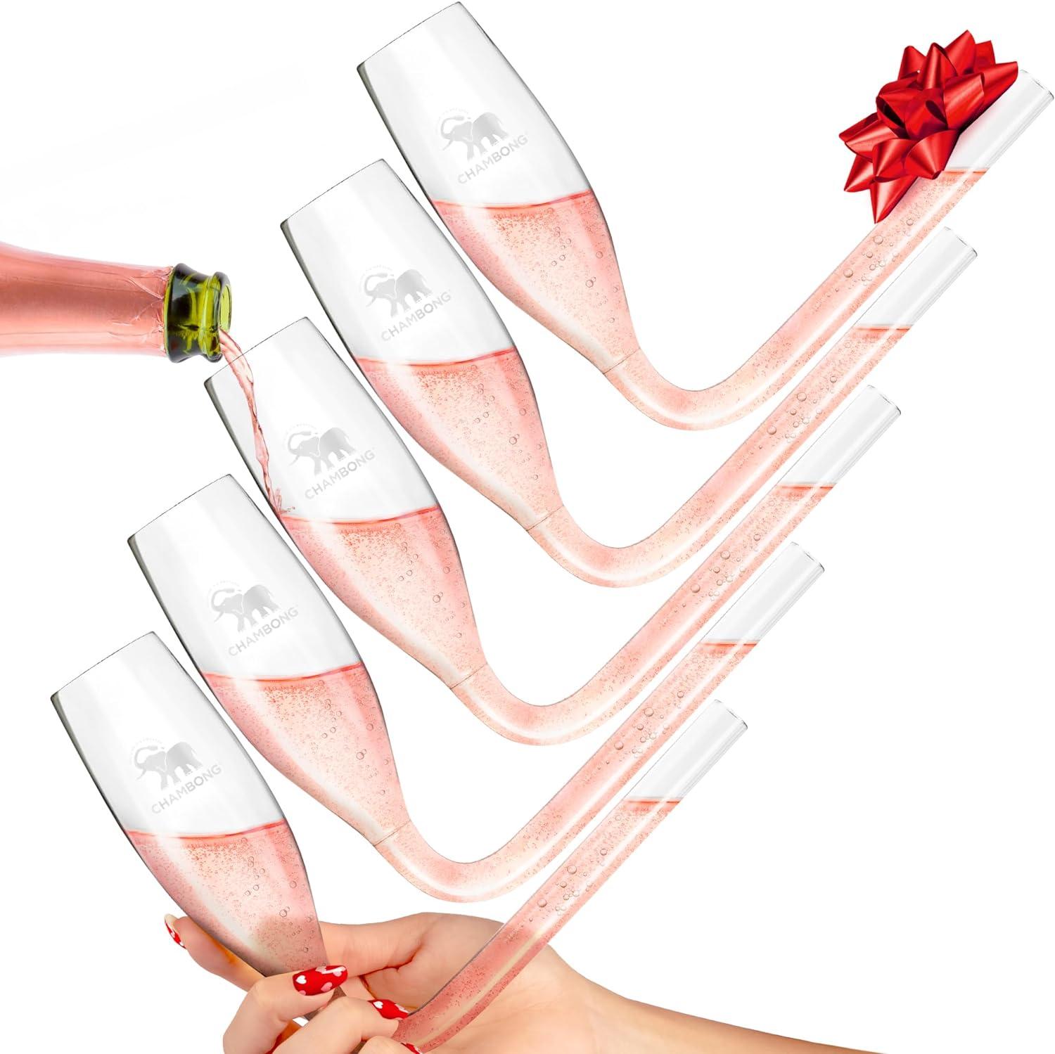 Chambong vs. Champagne Flutes: Fun Wedding Favors Showdown