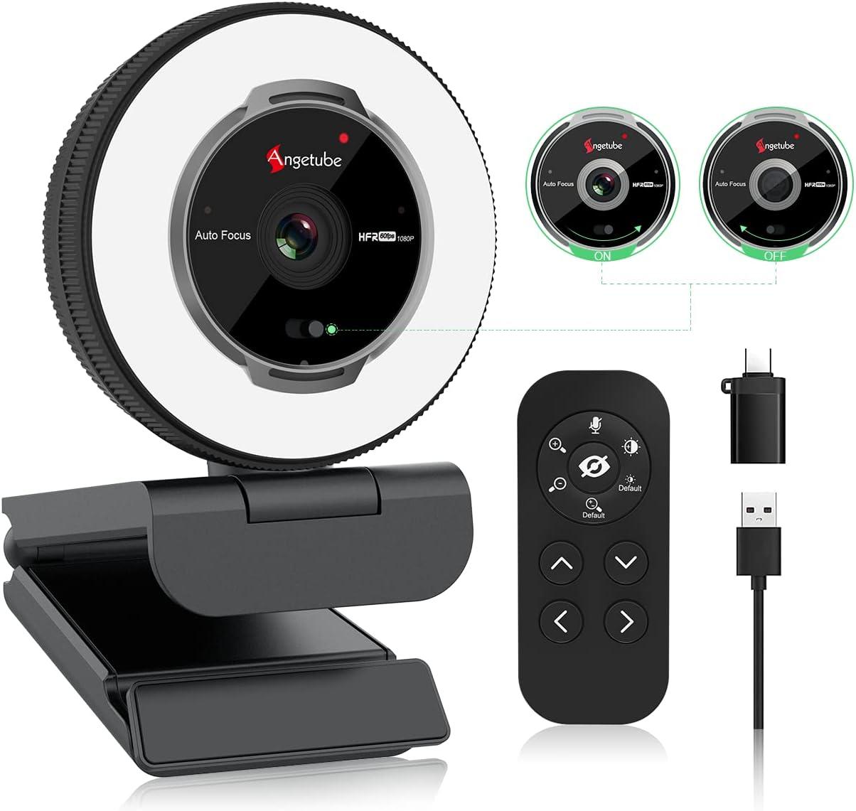 Streaming Webcam Showdown: AI Tracking vs. Ring Light vs. 1080p Clarity