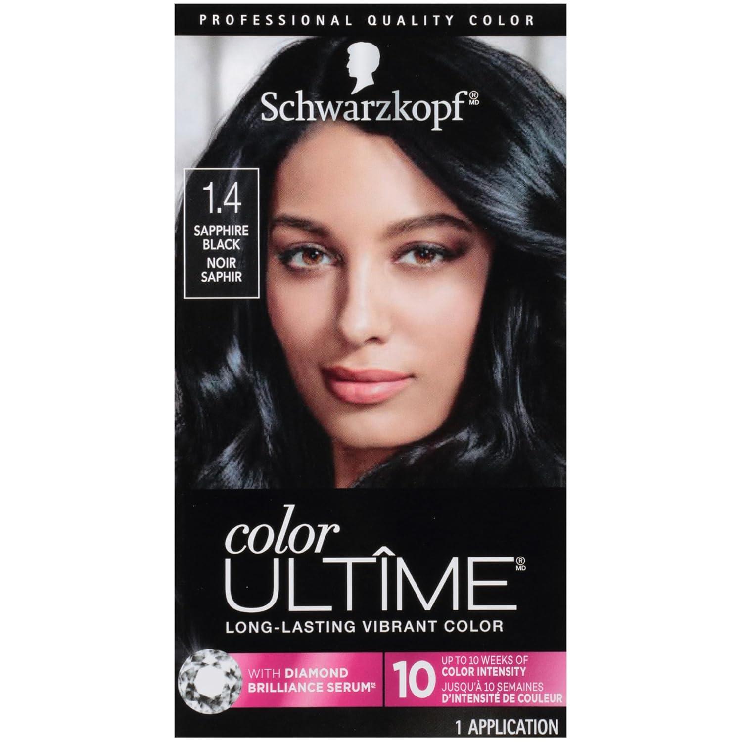 Schwarzkopf sapphire black showdown: vivid shine that lasts!