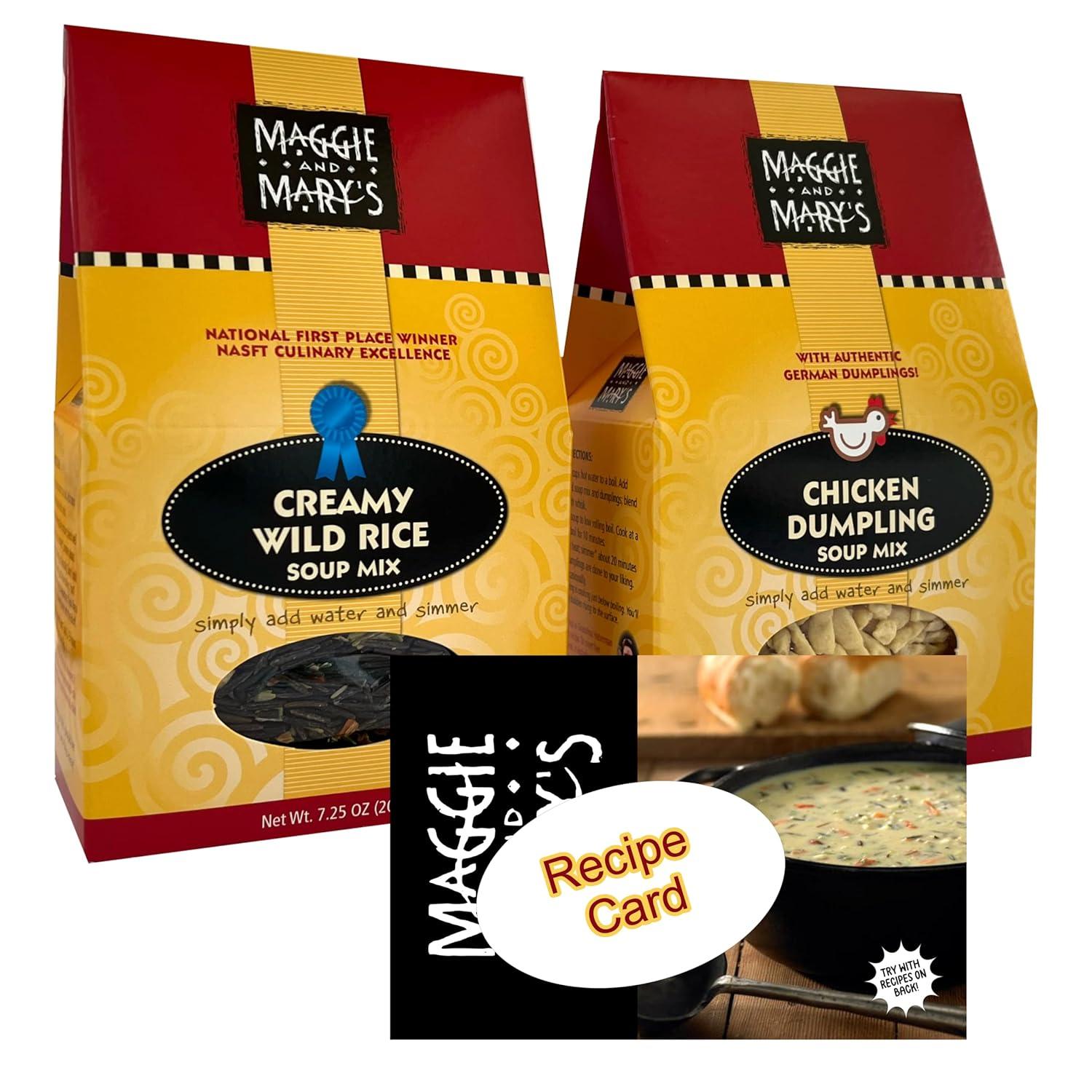 Soup Mix Showdown: Creamy Wild Rice vs. Chicken Dumpling