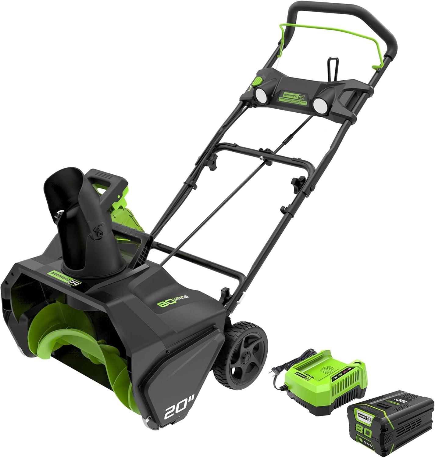 Snow Blower Faceoff: Greenworks 80V's Power vs. Performance