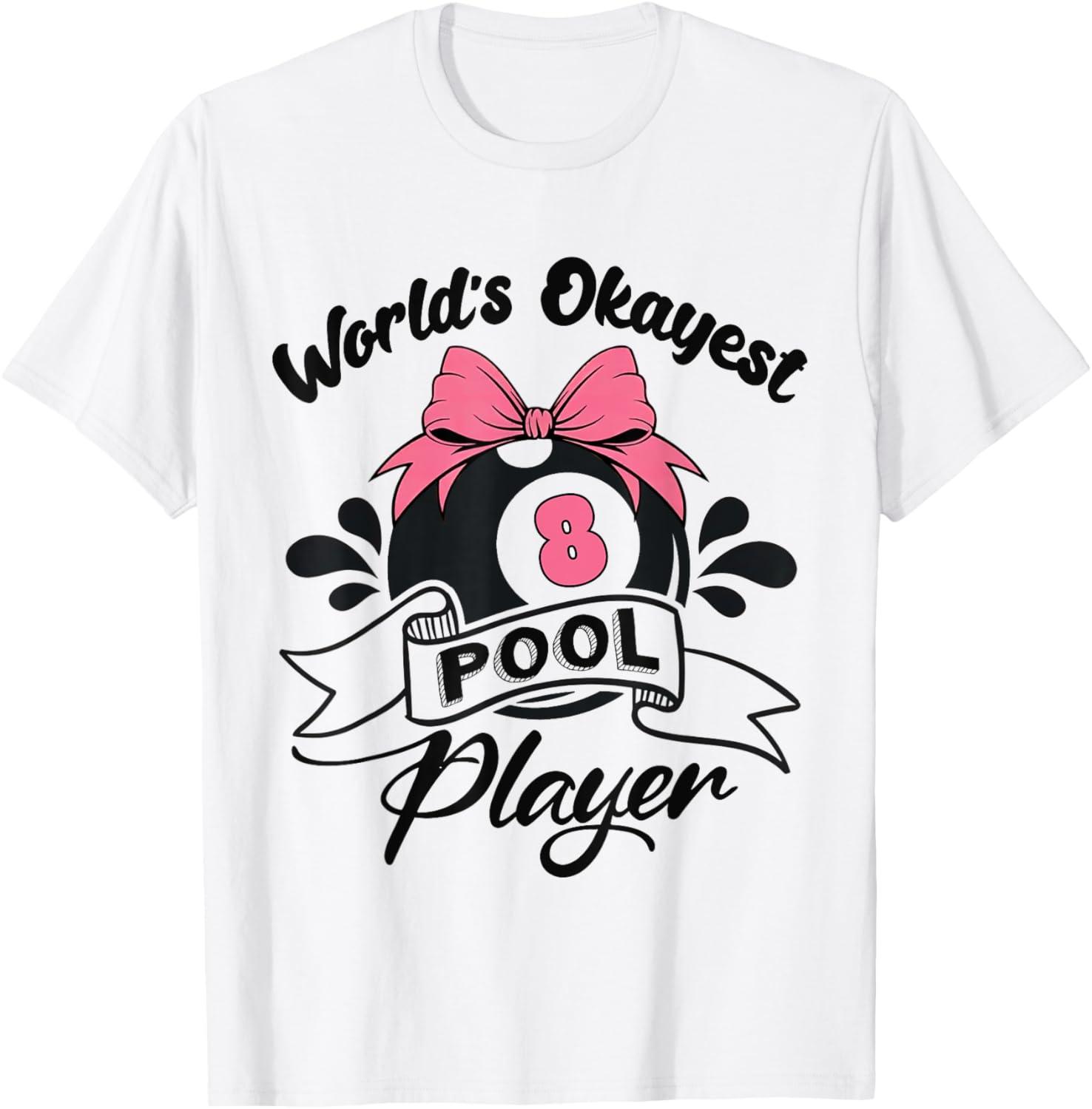 World's Okayest Pool Player Shirt: A Fun Style Showdown!