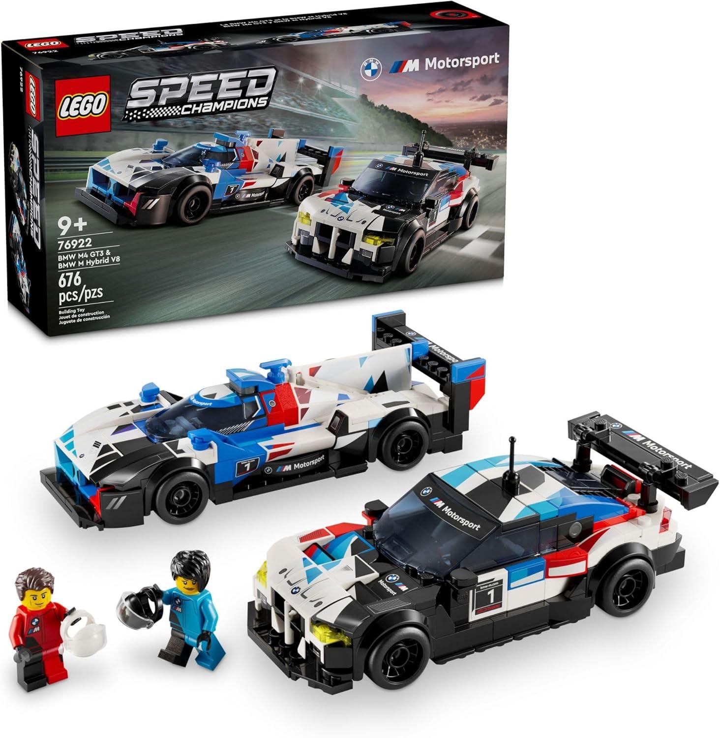LEGO Race Cars Showdown: Speed Champions vs. Hybrid V8 Fun