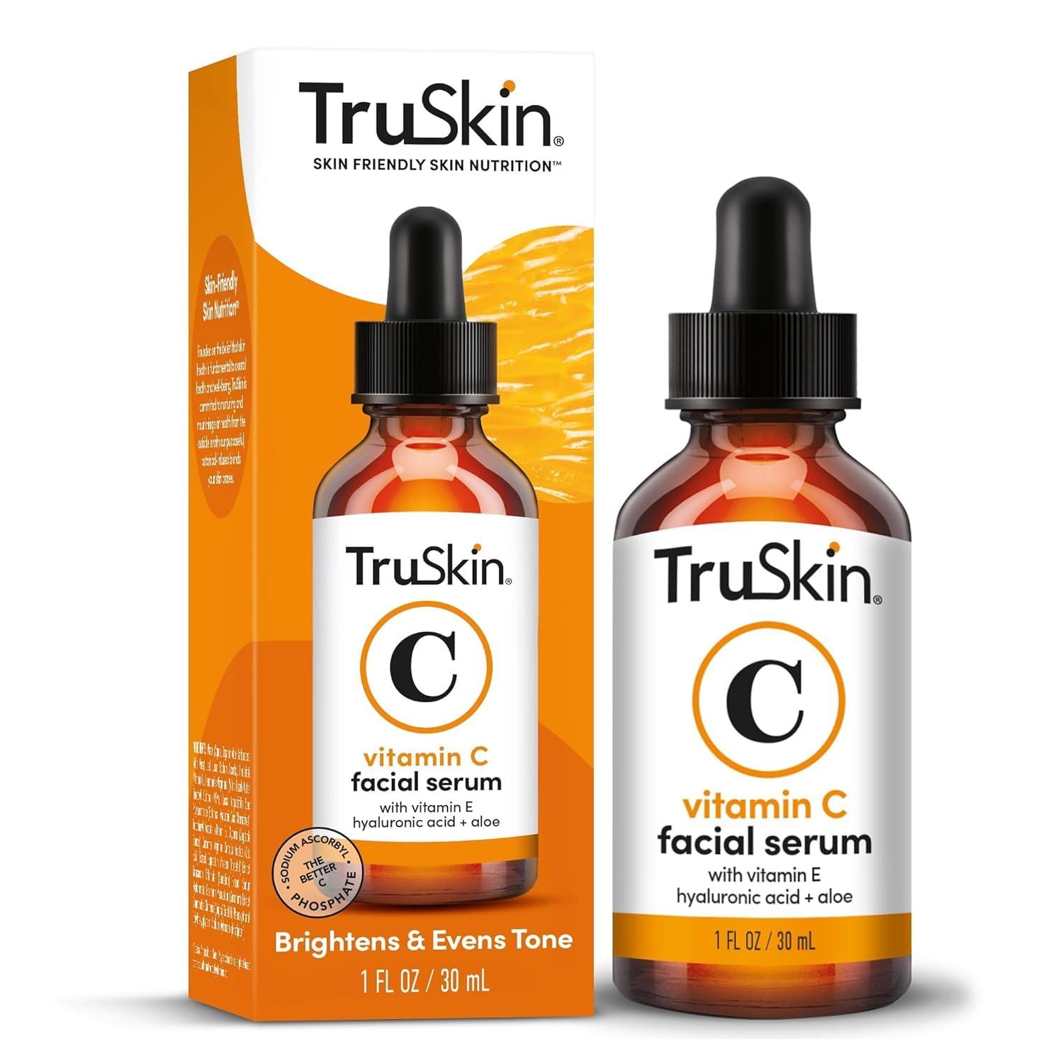 TruSkin's Tested Vitamin C Glow-Up: Hyaluronic Acid vs. Dark Spots
