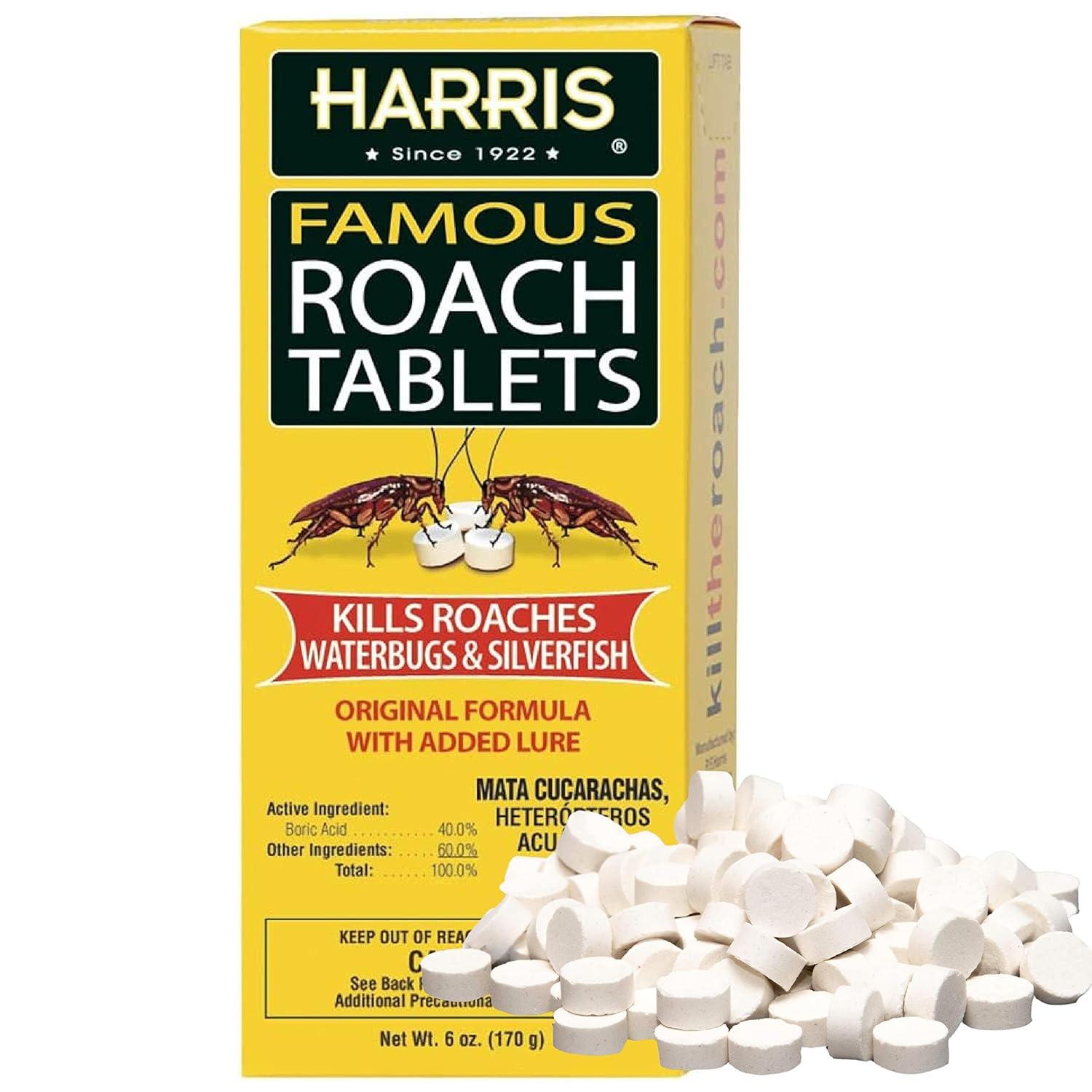 Versus Roach Killers: Boric Acid Lure vs. Harris Roach Tablets... Tested Insights