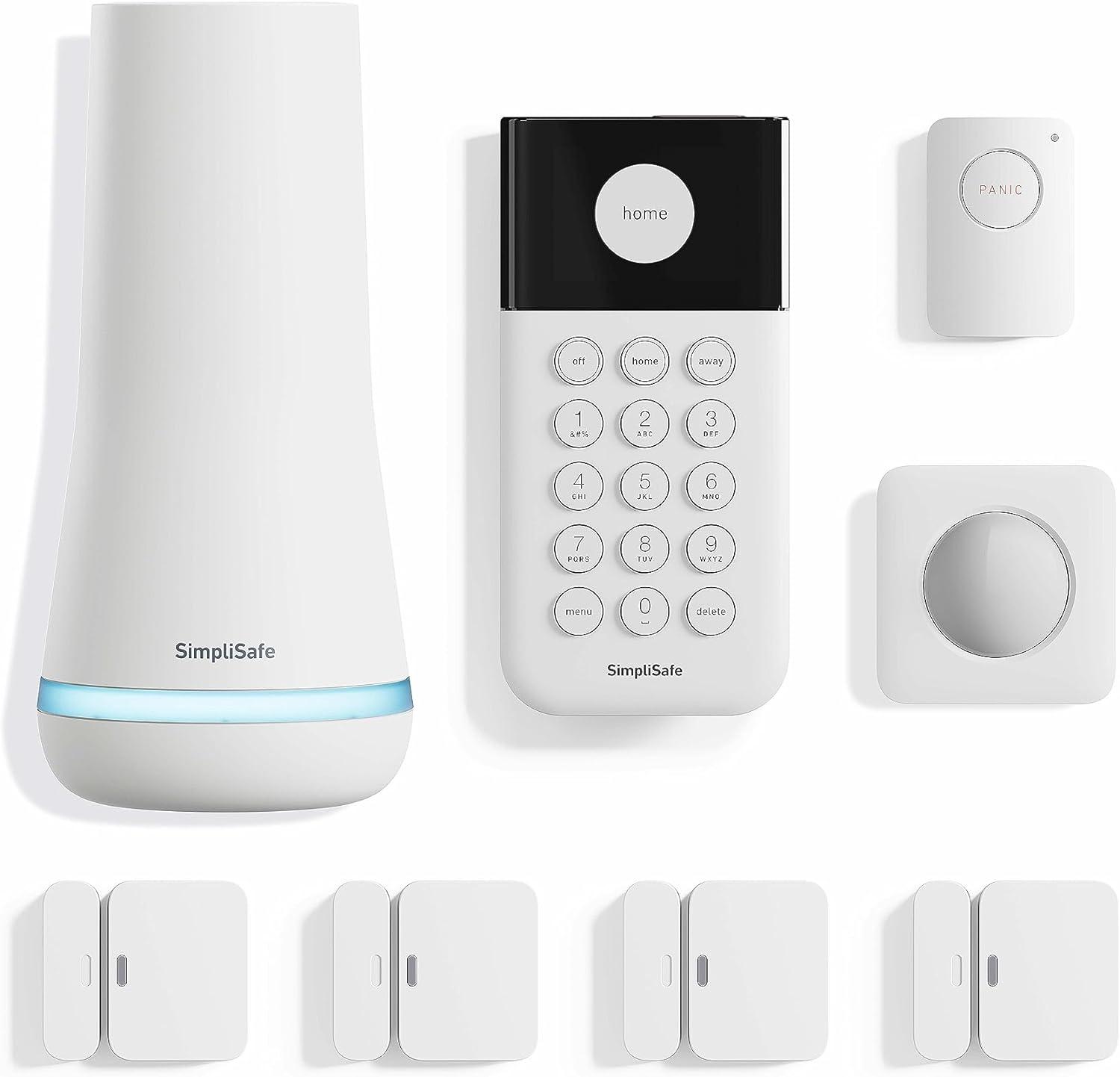 SimpliSafe vs. Smart: Tested Home Security Insights... White, Alexa, No Contract (42 chars)