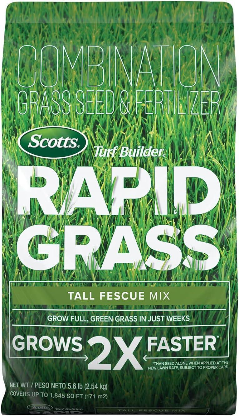 Scott's Fertilizer Tested: Quick-Grow Tall Fescue Versus Fertilizer Mix..! (Green Secrets!)