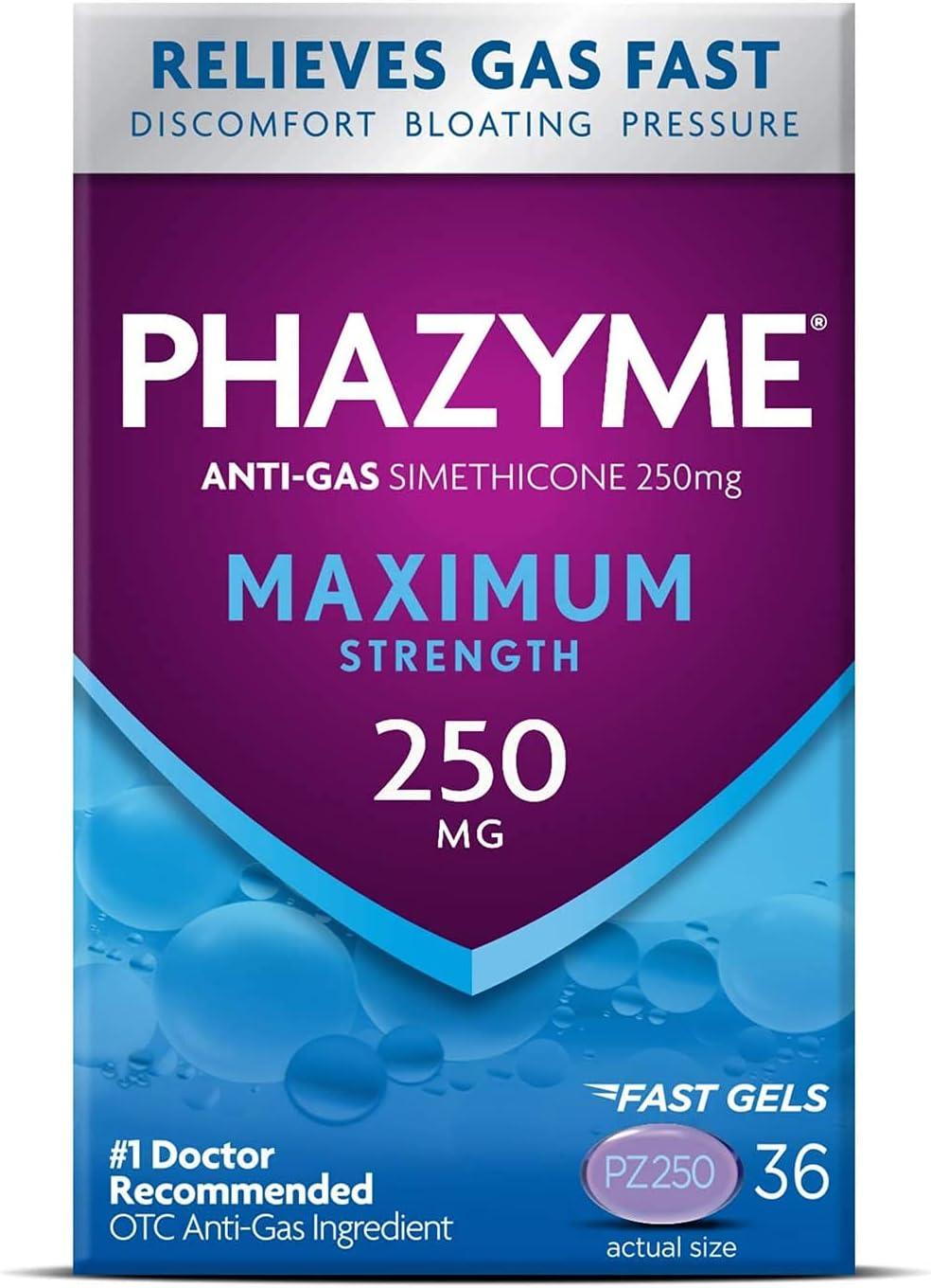 Phazyme vs. Fast Gels: Tested Relief for Gas & Bloating... Works in Minutes!