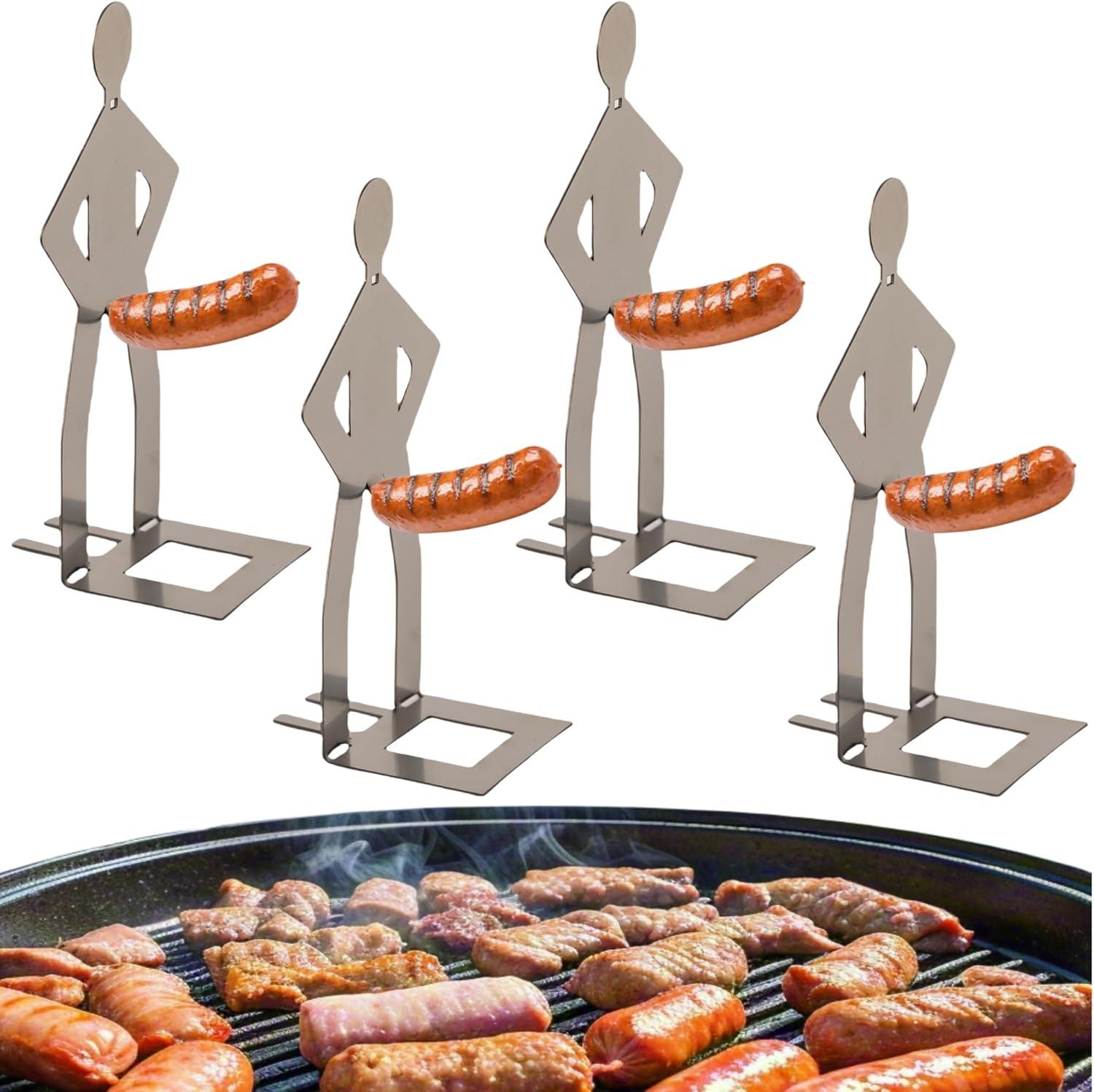 Funny 4-Piece BBQ Stand, Tested: Reusable, Portable... Best For Camping Picnics!