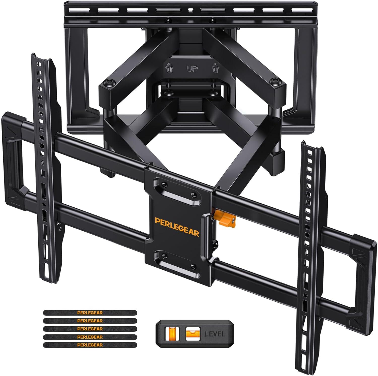 Flexible Dual Arms Shock: Tested TV Mount Insight... 85-Inch Easy Install!