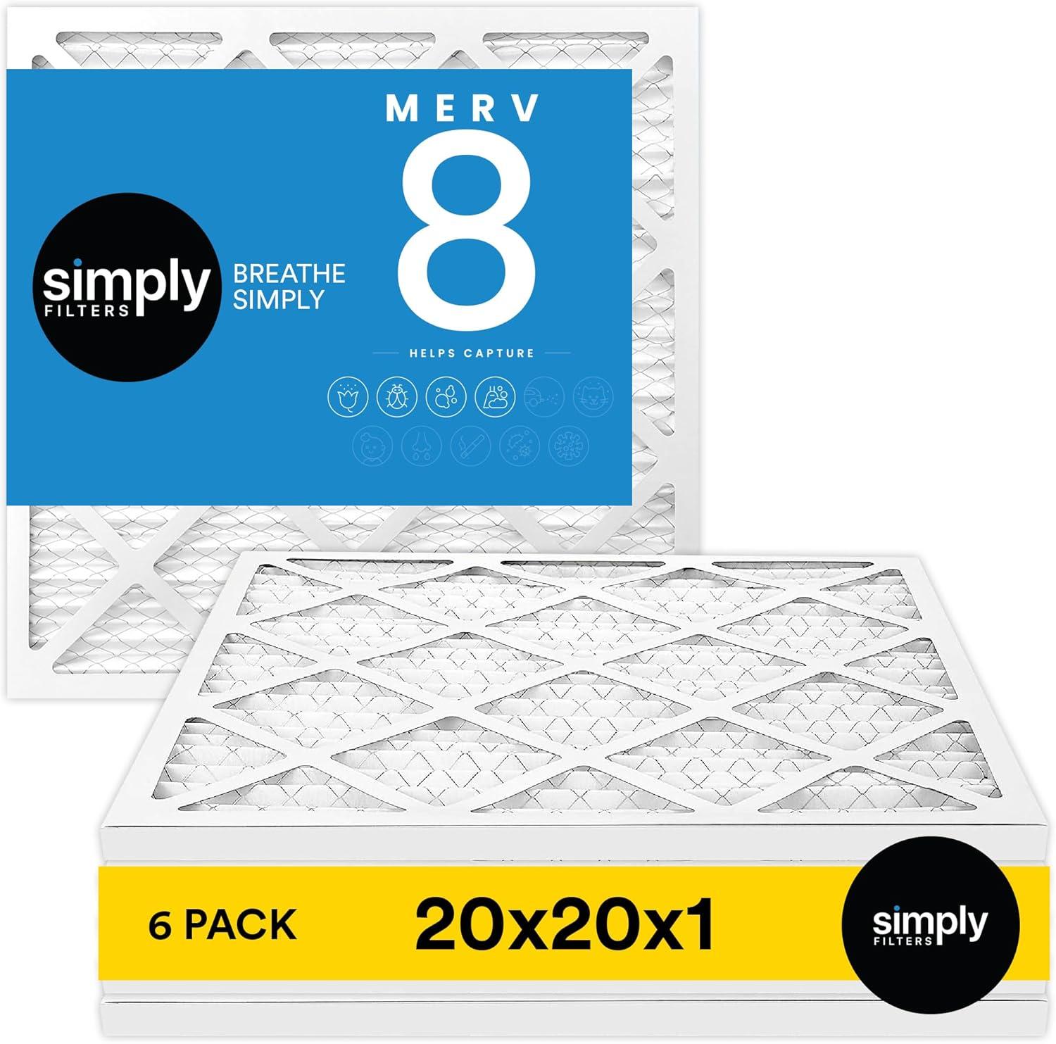 Simply 20x20x1 Filter, Pet-Friendly, Allergy Blocked vs Breathe Easy... See Who Wins!