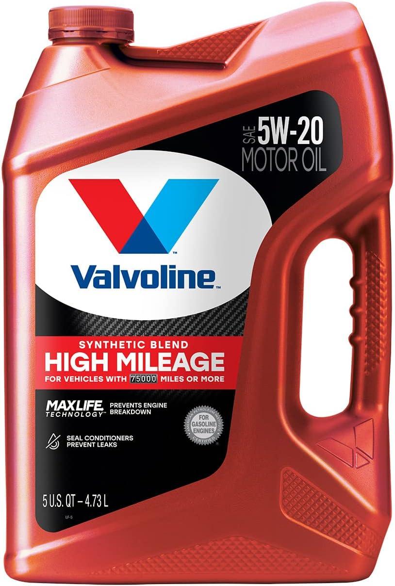 Valvoline High Mileage MaxLife 5W-20 Tested Versus STP Synthetic 10W-30 for Engines