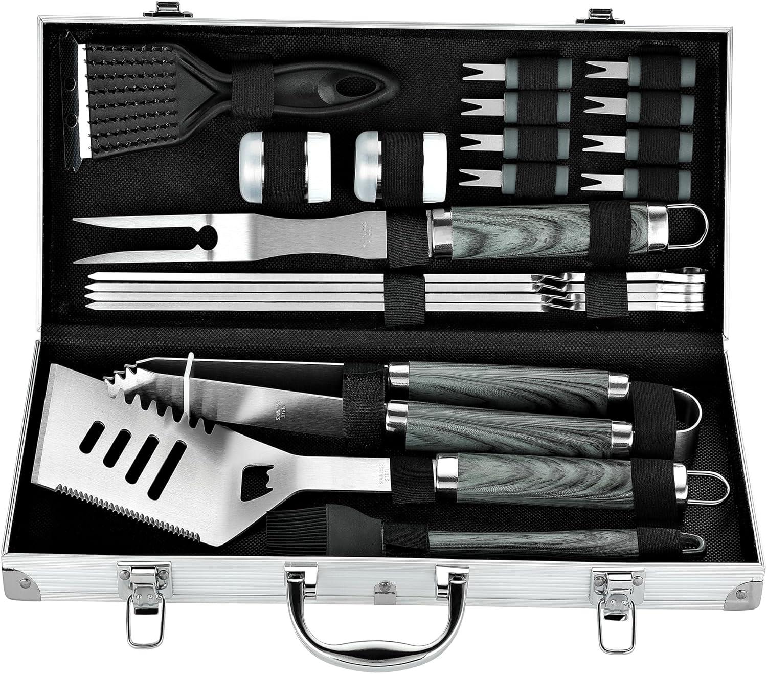 Best 20-Piece BBQ Tool Set... Compared vs Pro Modelford Grills with Case!