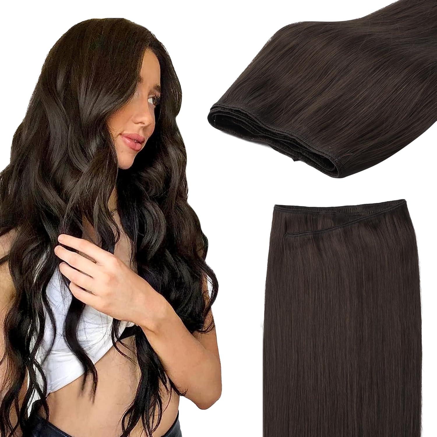 Go-Go Extensions: Surprising Test Of 2A Light Brown, 18-Inch Weft Locks... Natural Look Trending Now