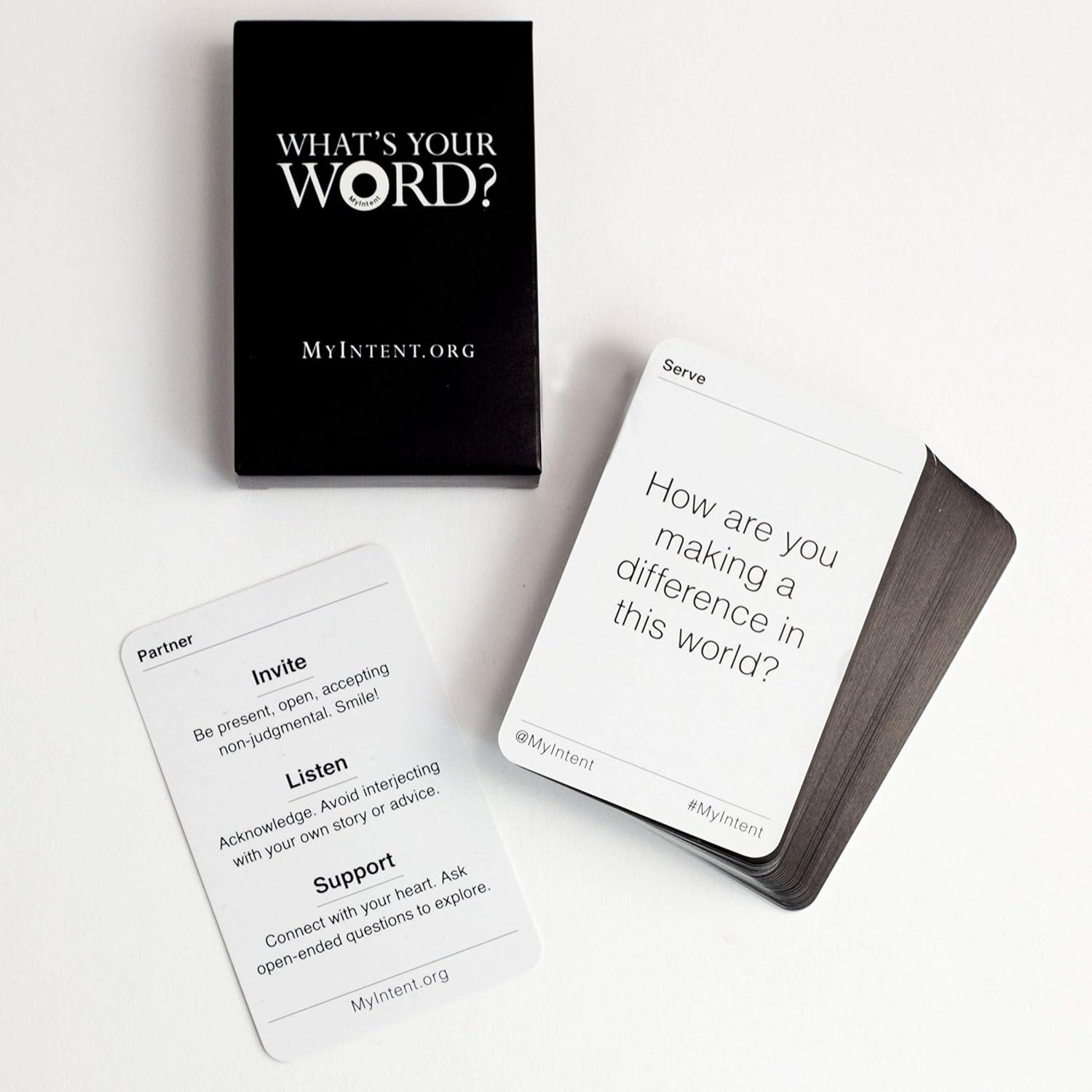 MyIntent Cards Versus Conversation Starters: Tested Insight, Trending Choice... Simple Fun!