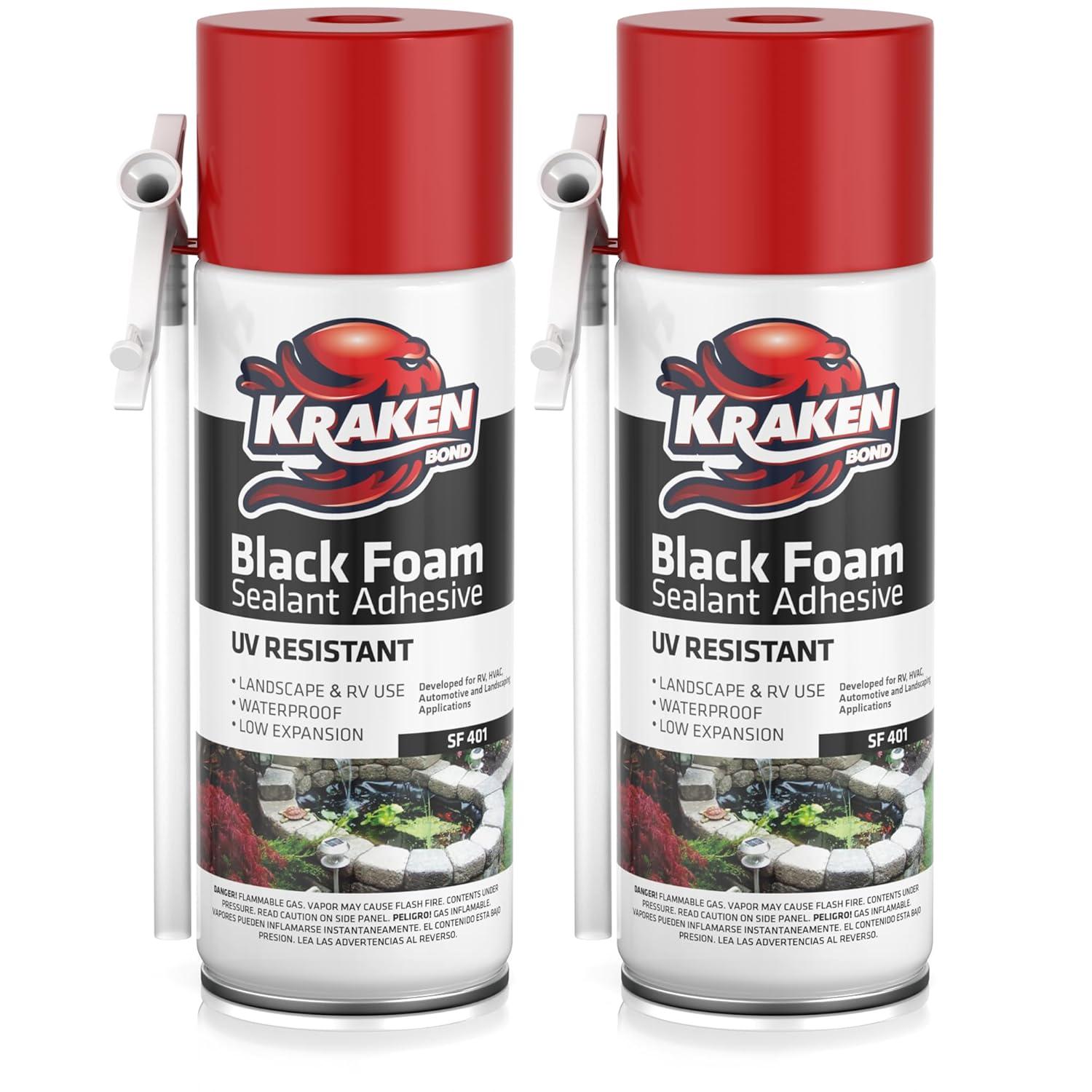 Kraken Bond Versus Straw: Comparing Expanding Foam Sealant Use Cases... Tested For Landscape (2X12oz)