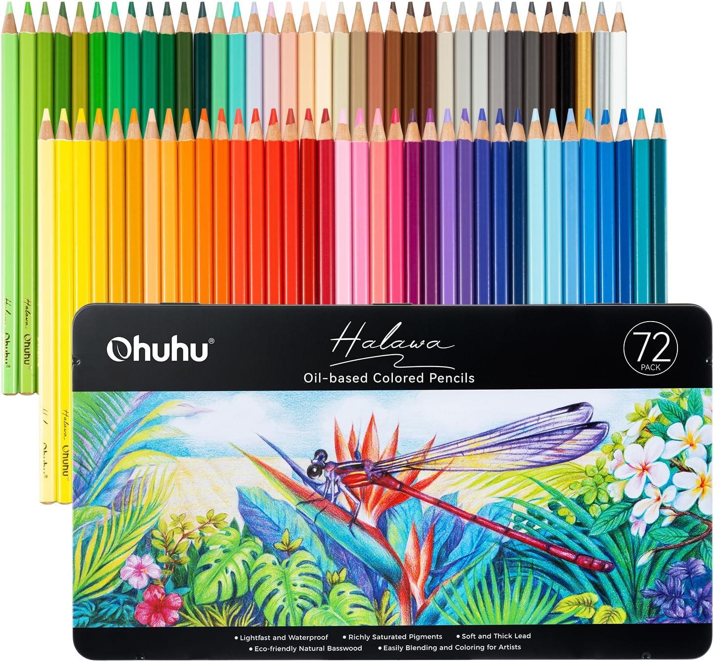 Ohuhu Pencils Versus Art Needs: Surprising Soft Core Match... 72 Colors Tested!