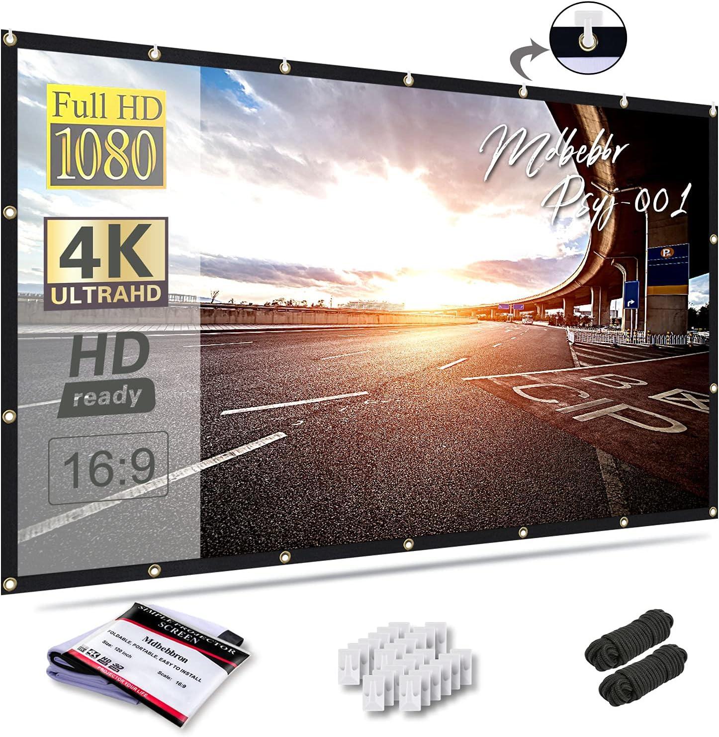 Double Sided Foldable 120-Inch Screen Compared: Tested Portability For Home Outdoor Views