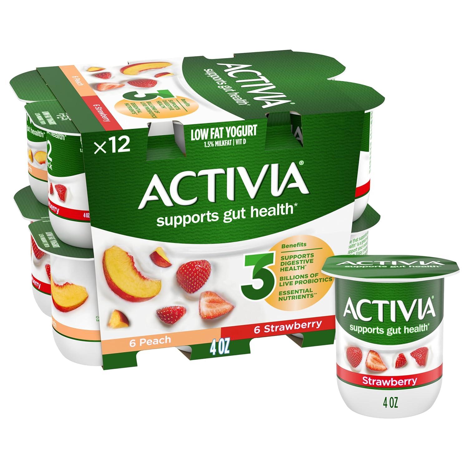 Peachy Strawberry Showdown: ACTIVIA vs. Non-GMO Test Wins... Pick Yogurt!