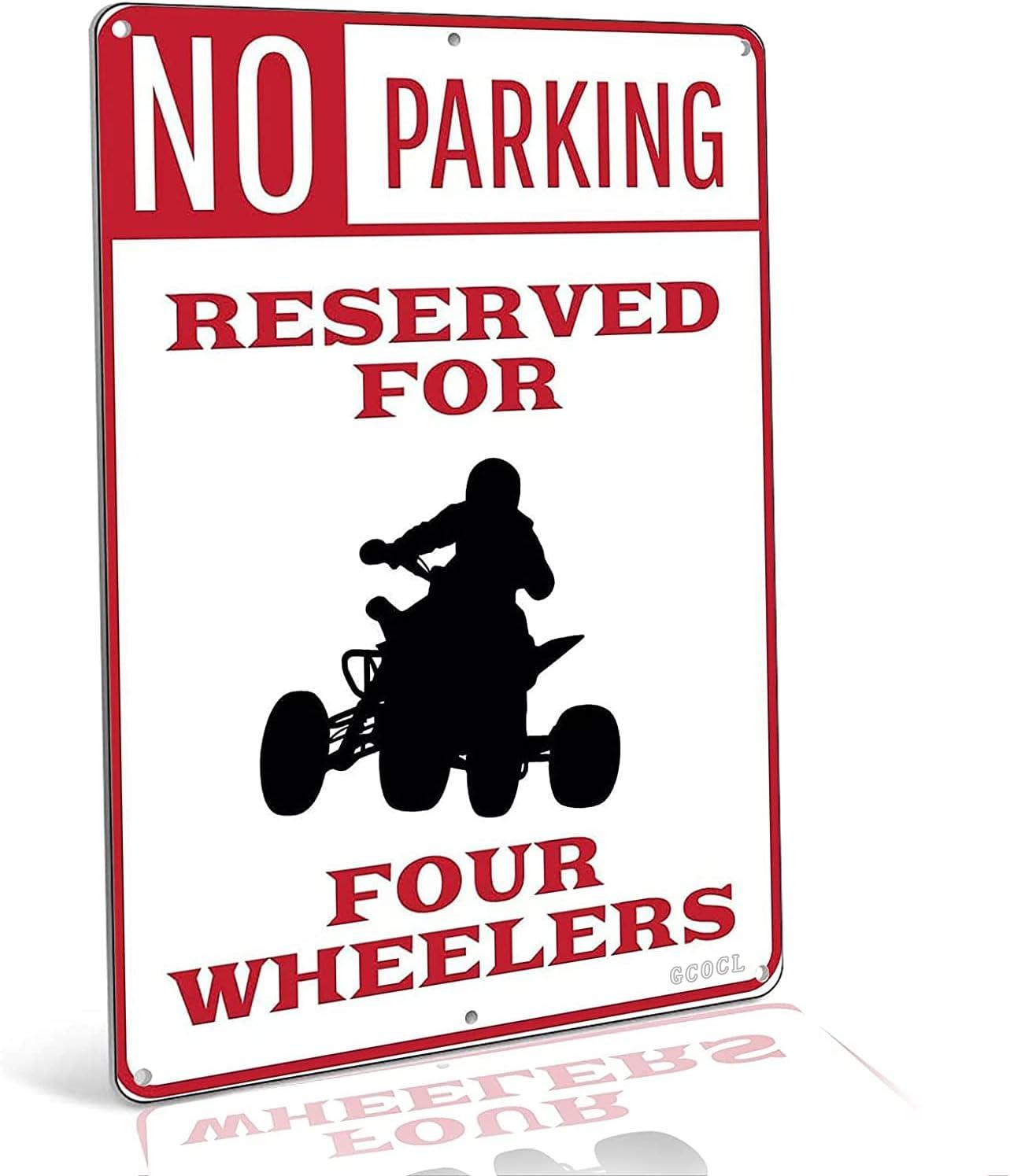 Surprising Tested Metal Sign Versus Atv Use Case (8x12)