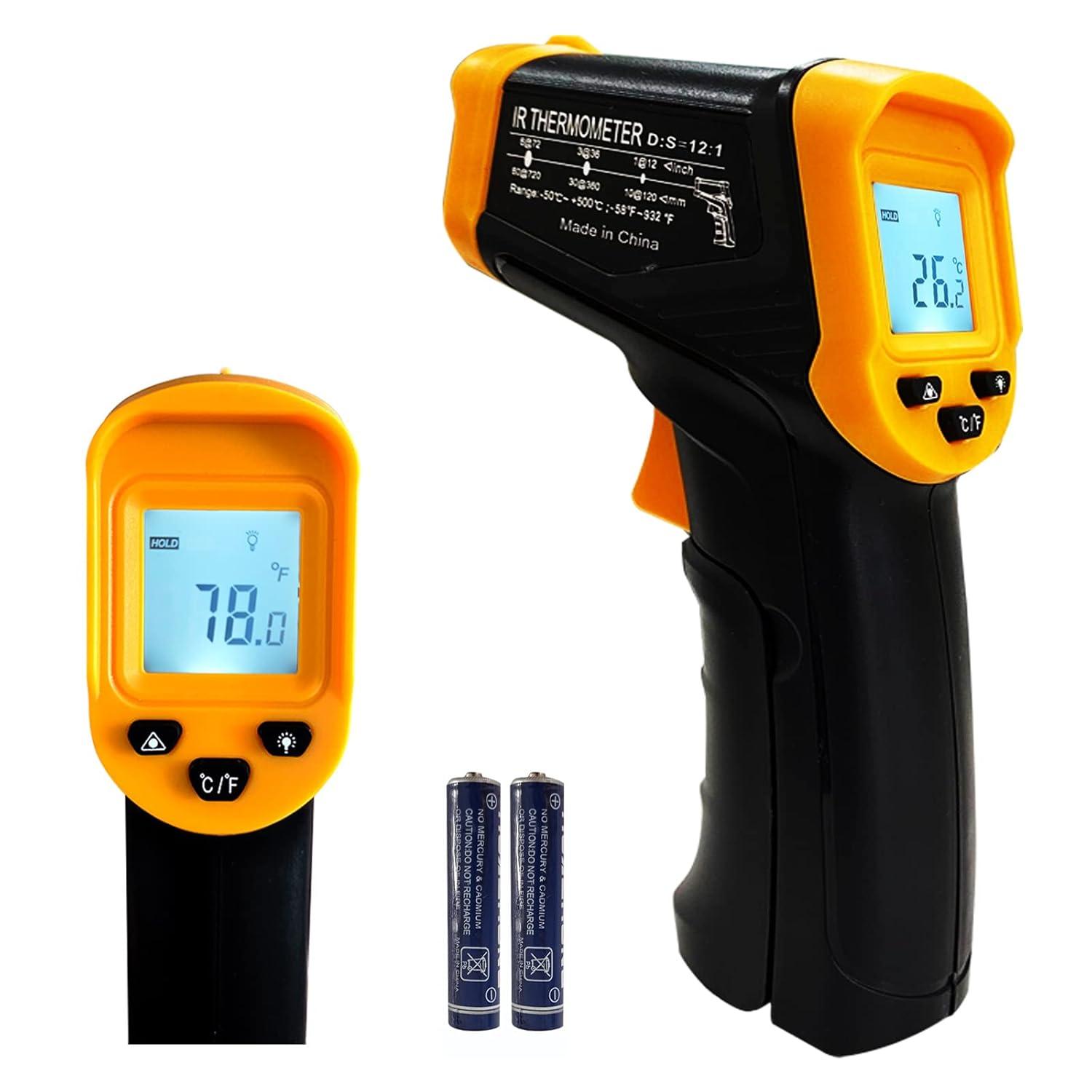Compare Gun Thermometers: Tested Infrared, Backlit for Cooks... Surprising Insights!