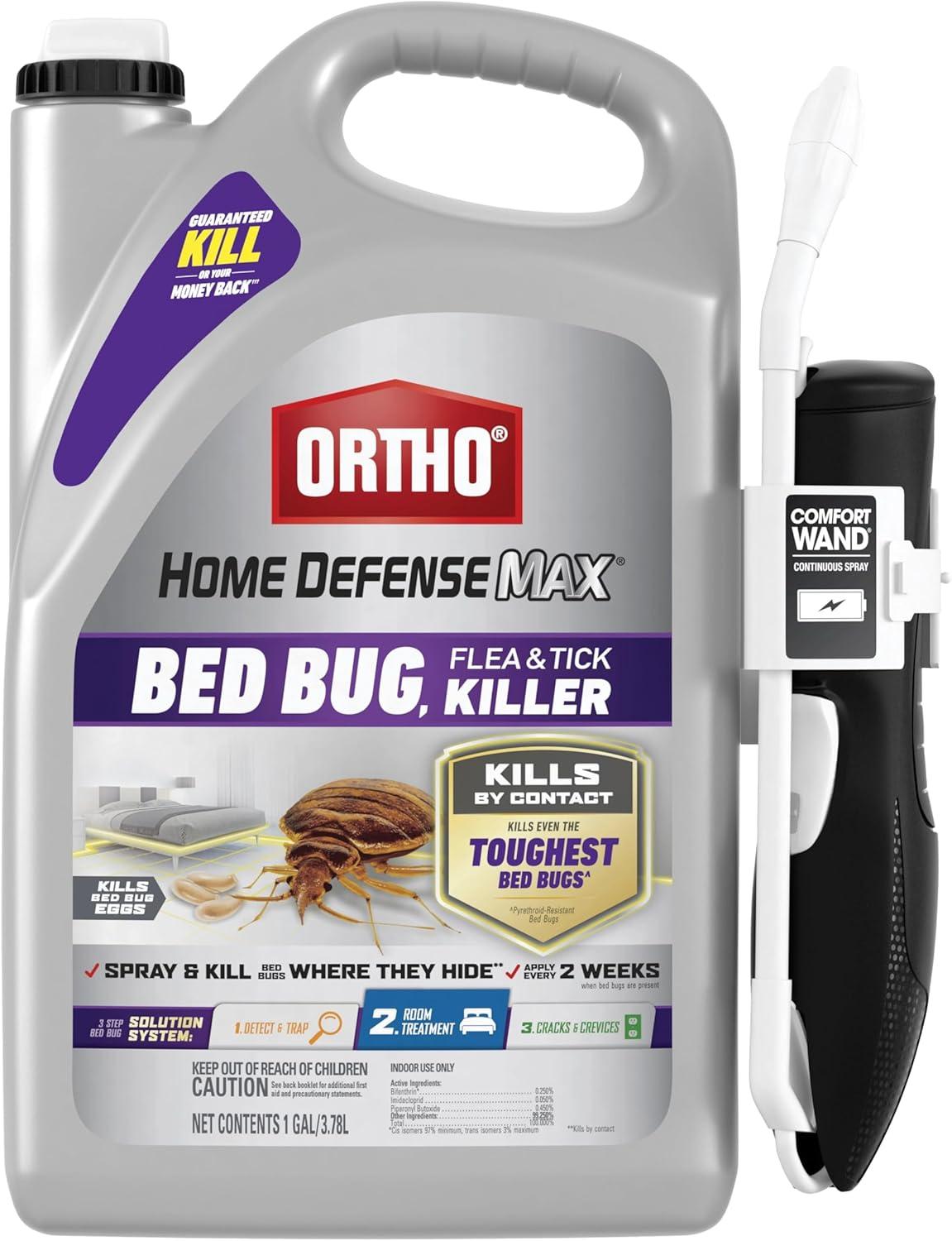 Ortho max tested vs Comfort Wand: Surprising bed bug spray breakthrough... Fleas included!