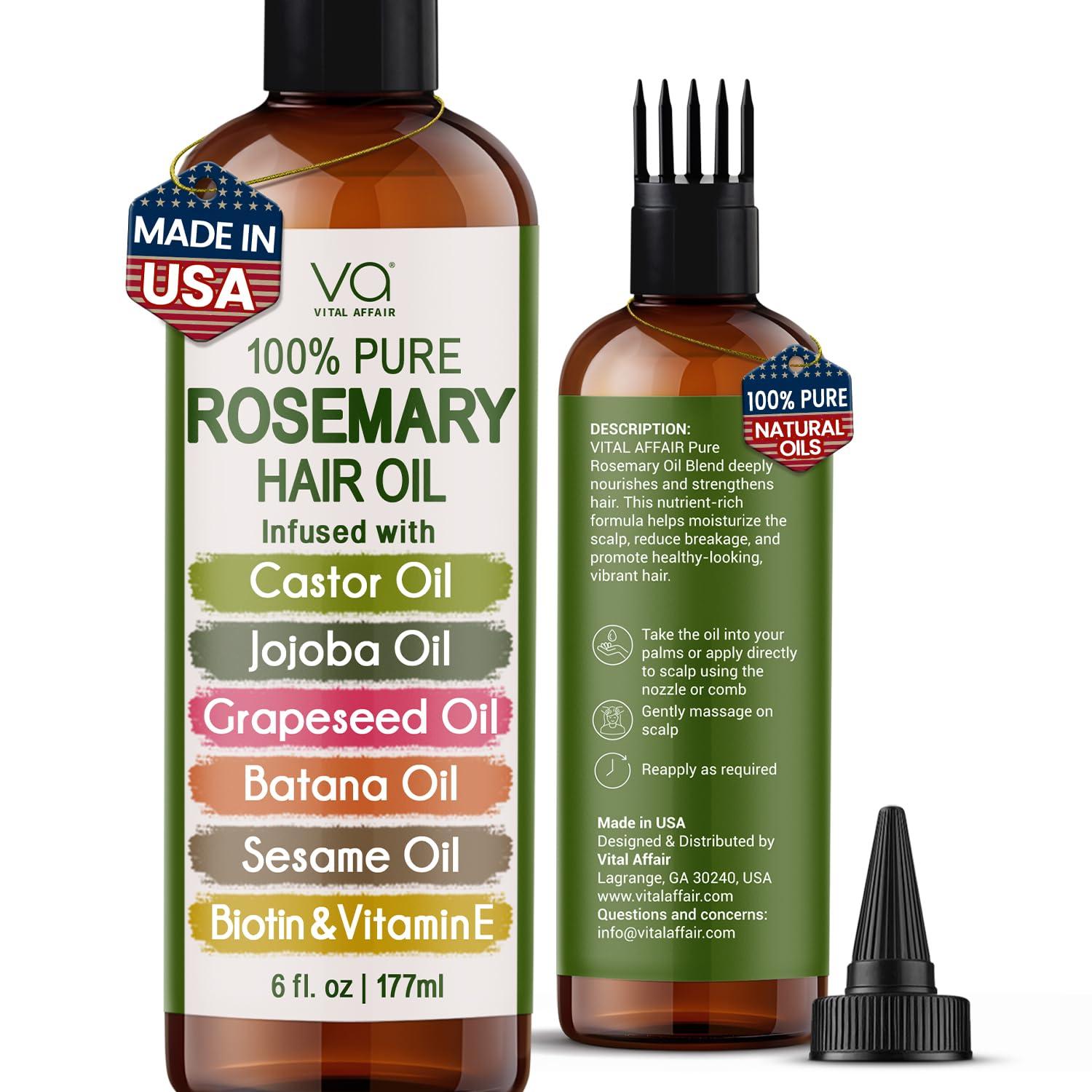 Pure Rosemary Oil Versus Virgin Batana: Tested Hair Growth Blend...More Than You'd Think!