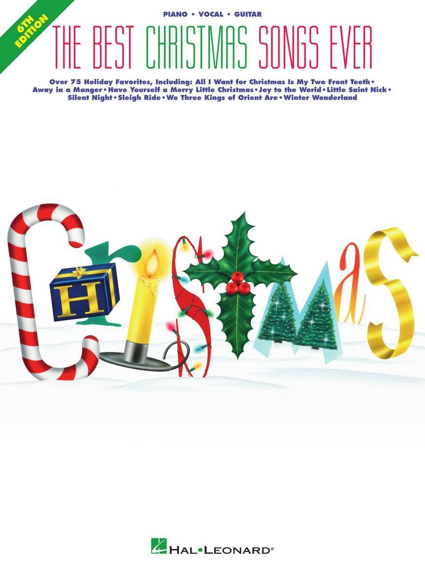 Best Ever Christmas Sheet Music Book: Vocal, Piano vs Guitar... Tested For Sing-Alongs And Recitals!