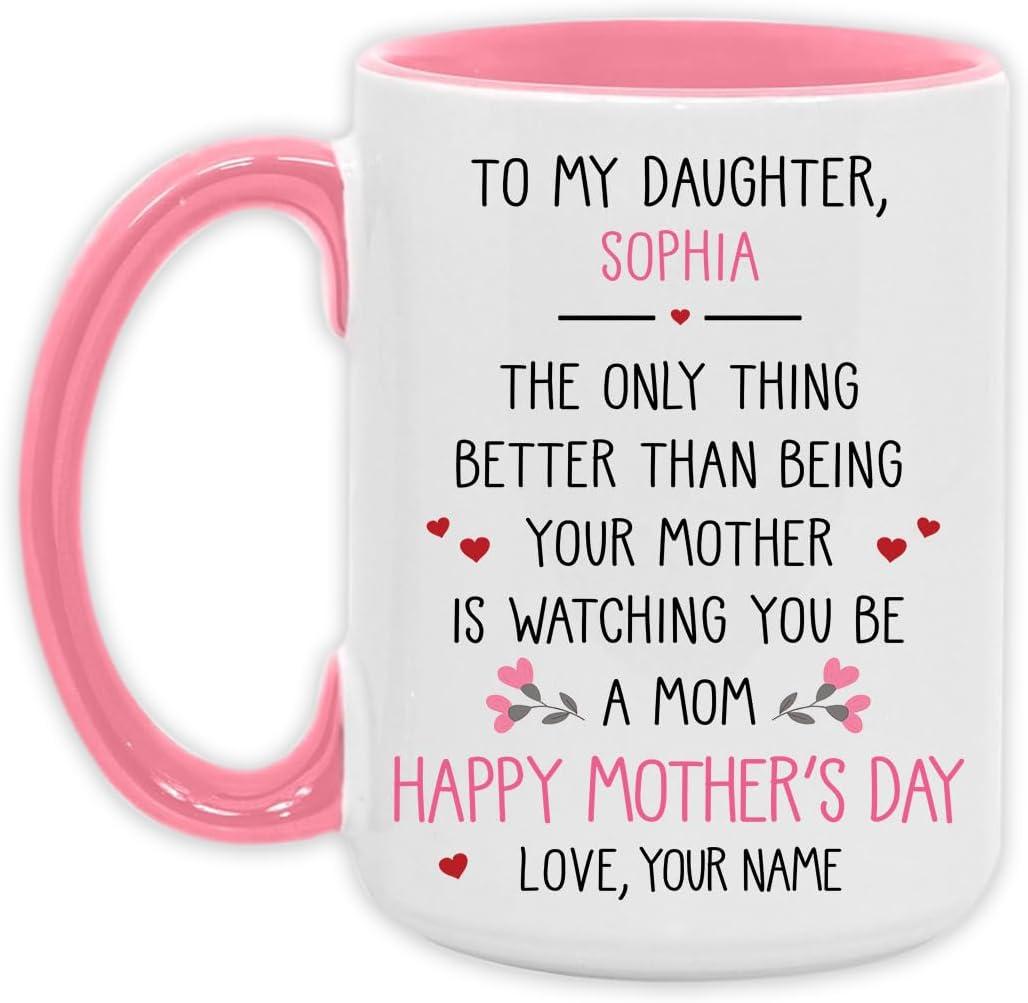 Personalized Mug Showdown: Pink Daughter Gift Checked... Which Wins?