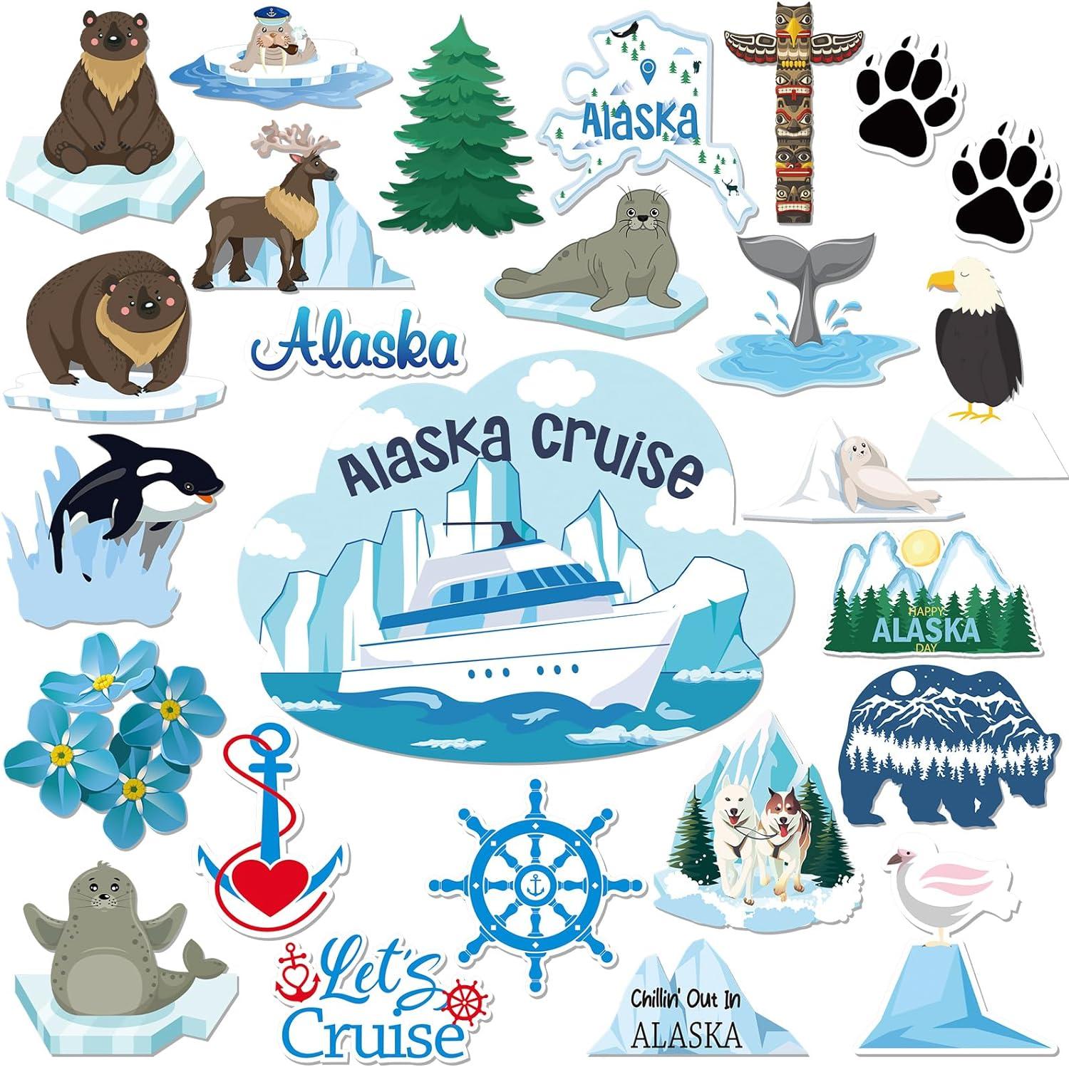 Konohan 25-Pcs Alaska Cruise Magnets Glow... Tested: Car, Home Decors Showoff