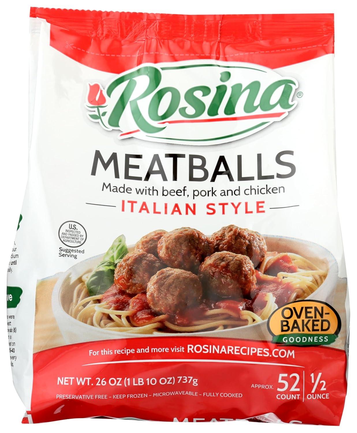 Rosina Meatballs Tested: Italian Frozen Delight, 26 Oz Versus rivals!
