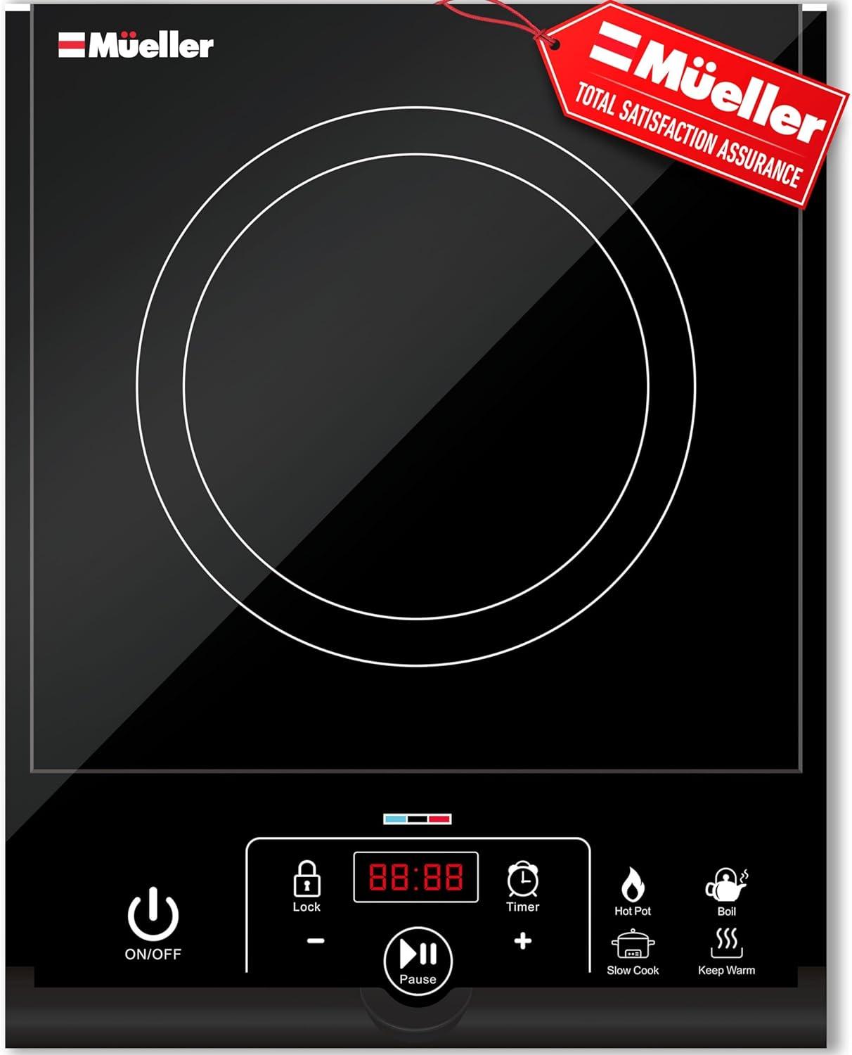 Mueller Therm Cooktop Showdown: Tested, Auto-Off, 8-Temp HeatTech