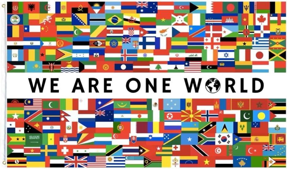 Double-Sided Flags Showdown: Events Vibrance, Global Unity Tested!