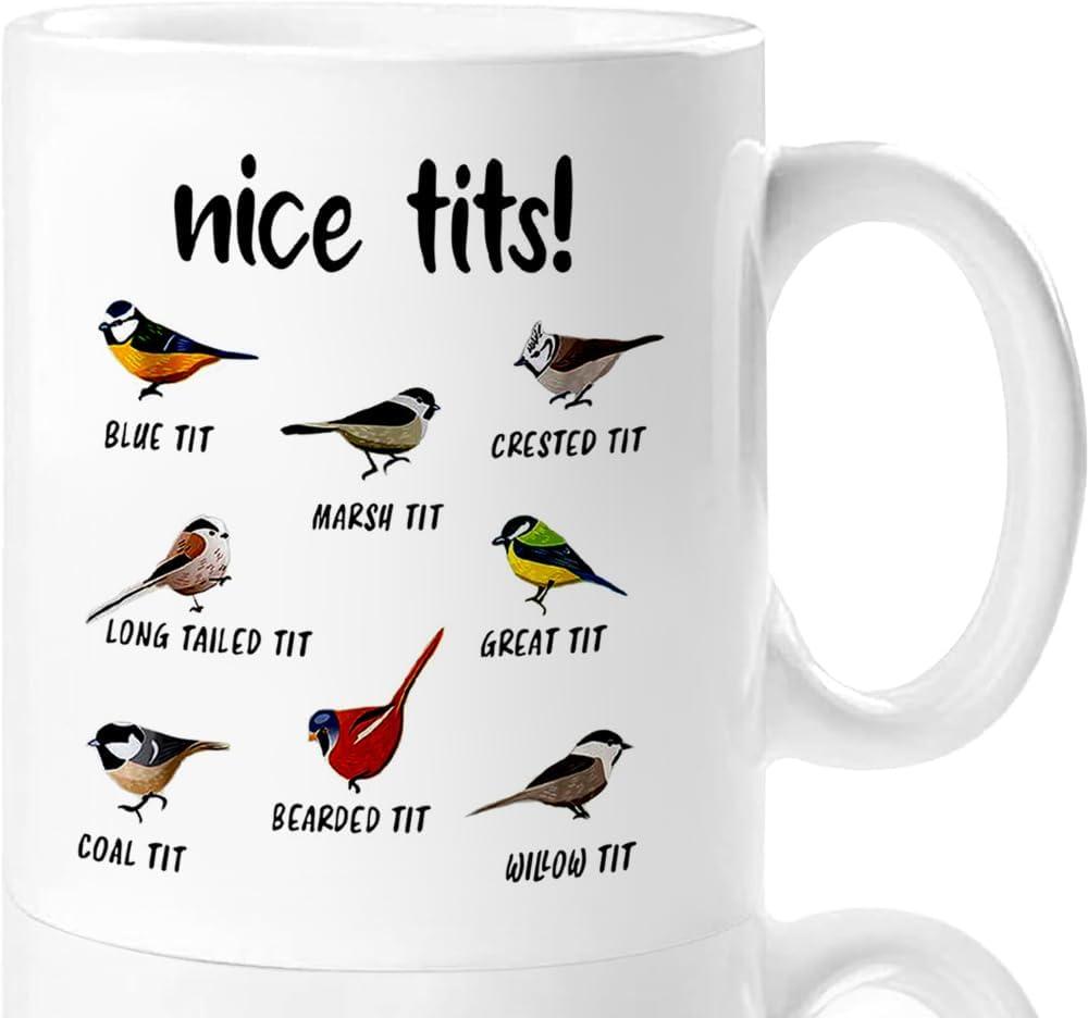 Funny Bird Mug Versus Nice Tits Bird: Tested For Gift Buyers... 45 Chars