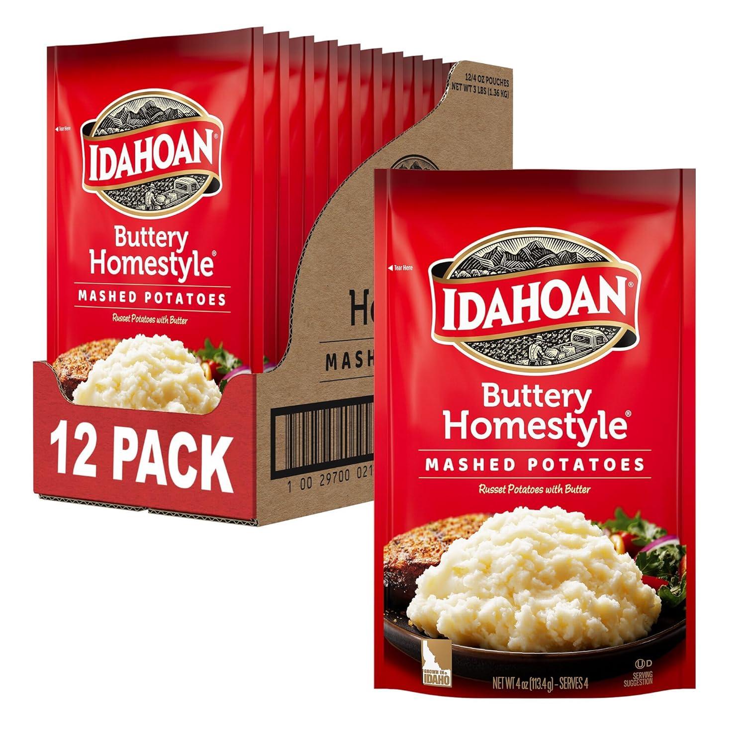 Showdown: Idahoan Potatoes! Creamy mash, pack of 12 tested
