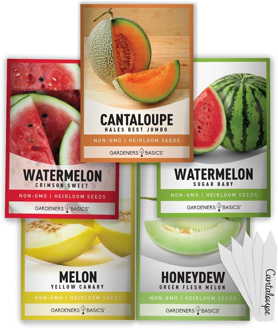 Comparative Garden Variety Pack vs. Local: Versatile tested Melons, Pack Wins... Best Value Seed Pack Comparison