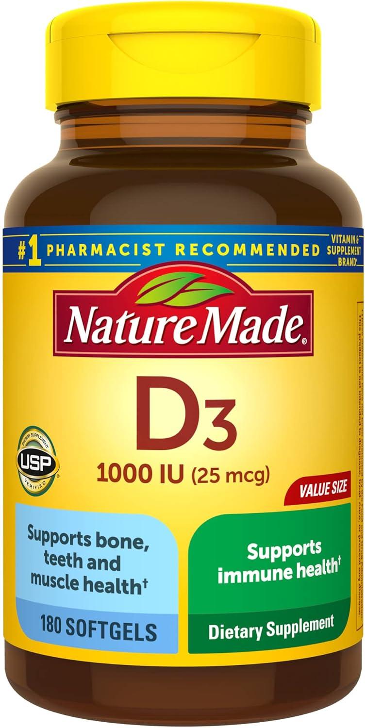 Nature Made D3 1000 IU vs. Surprising Bone Health Secret...2024 Must-Tested!