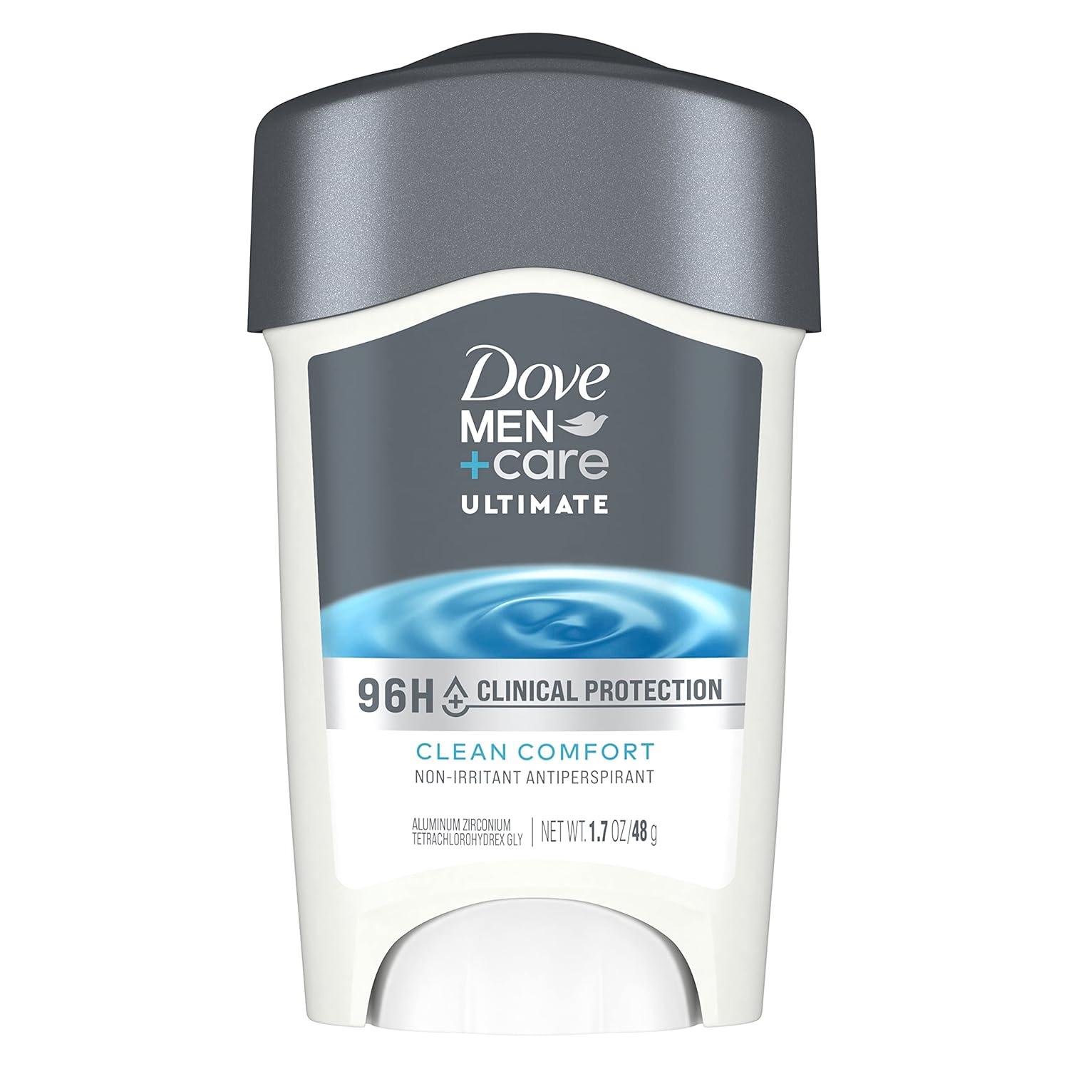 Versus Dove Men + Care: Compared Antiperspirant vs. Moisturizing