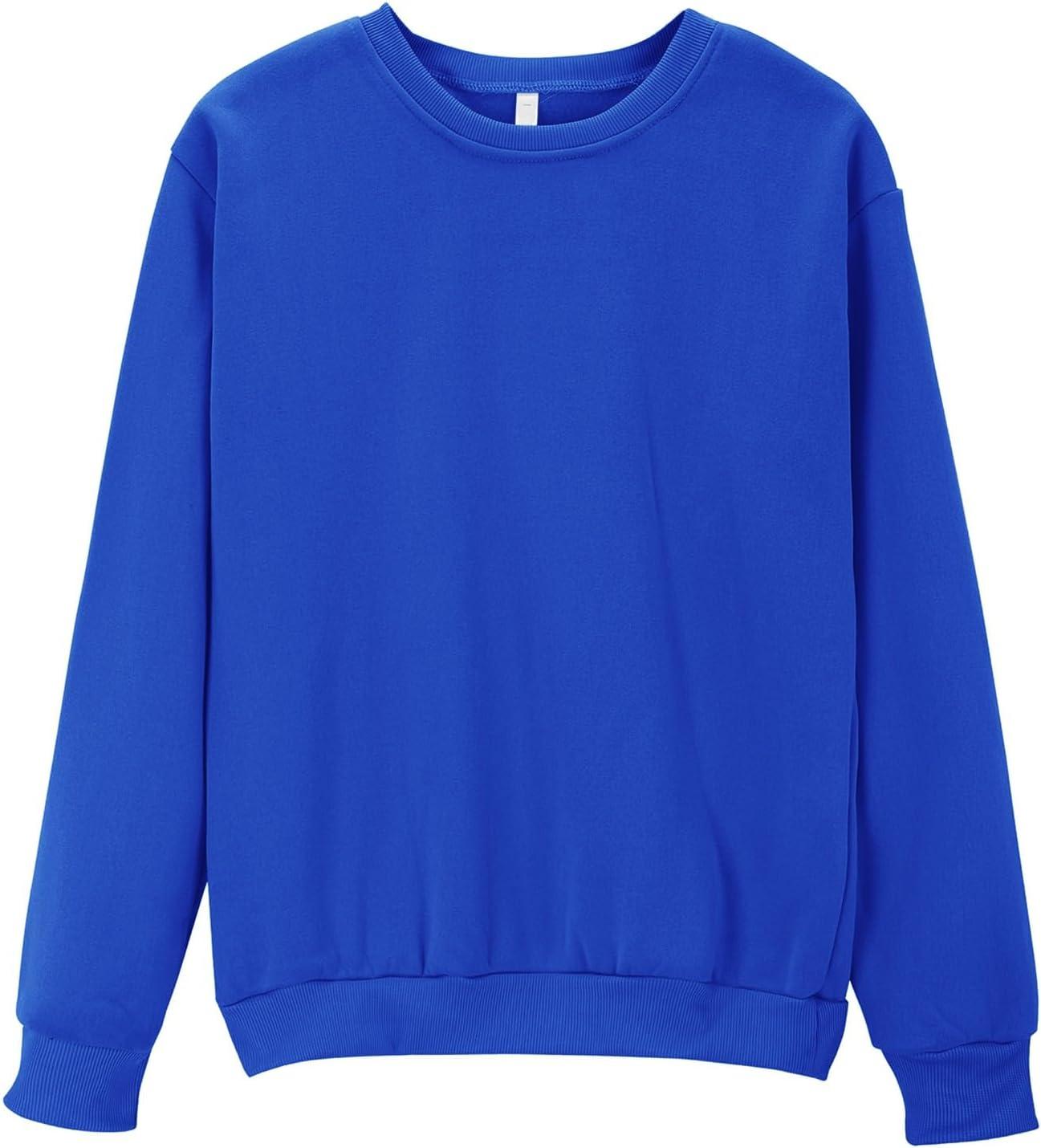 Fall Solid Sweatshirt Compared: Loose Fit, Long Sleeves Trend