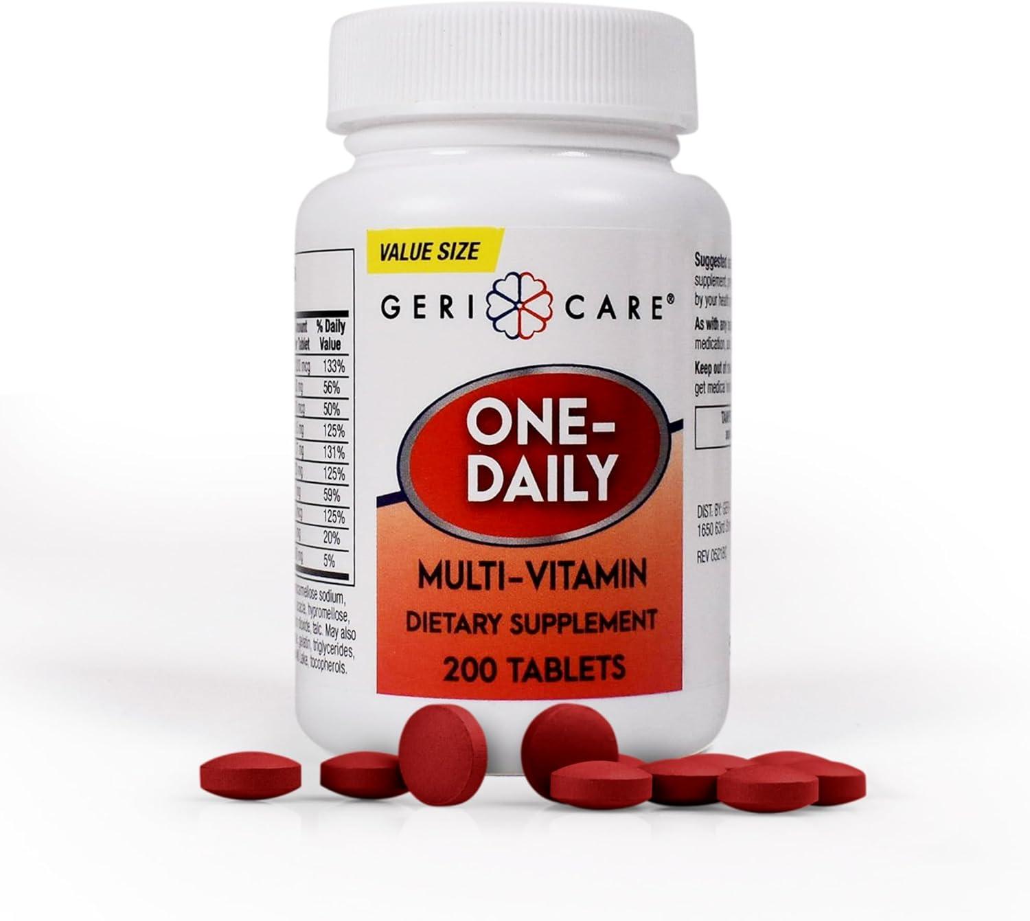 Daily Multivitamins Compared:Geriatric's B, A-D3 Plus Calcium...Perfect Fit?