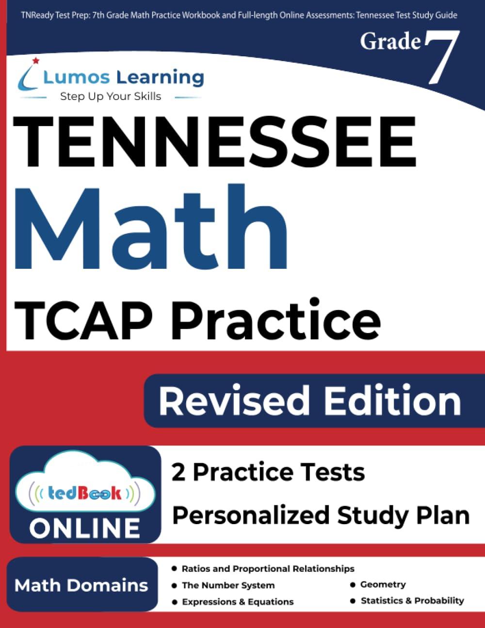 TNReady Math Prep Versus: 7th Grade Workbook Versus Online Tests: Surprising Insight
