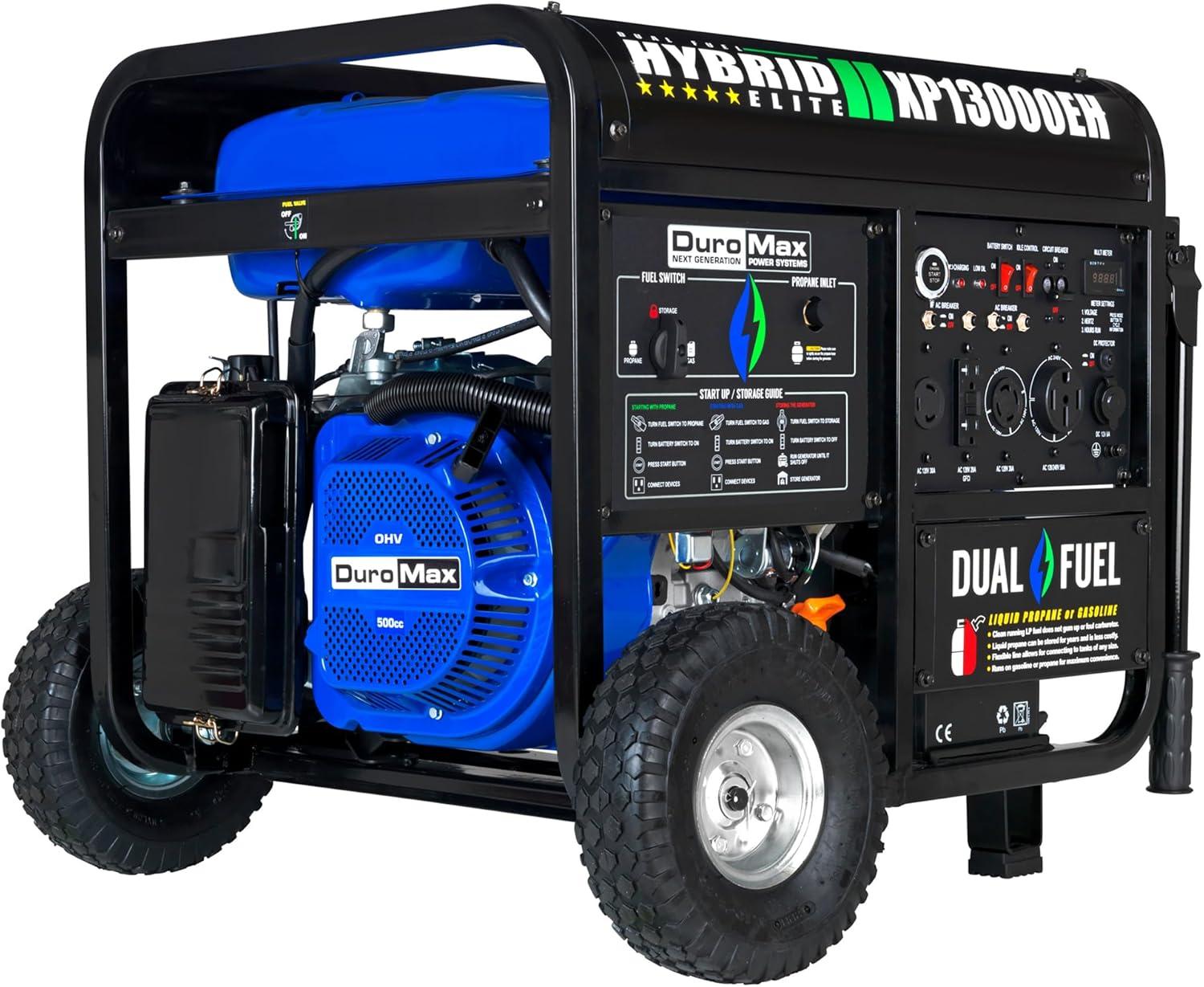 Dual Fuelgenerator showdown: Compare XP13000EH power, ready for emergencies... benefits beyond gasoline!