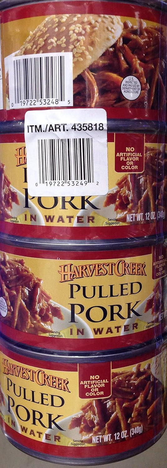 Harvest Creek Pulled Pork Tested Versus Trendy Snacks: 48 Oz Win