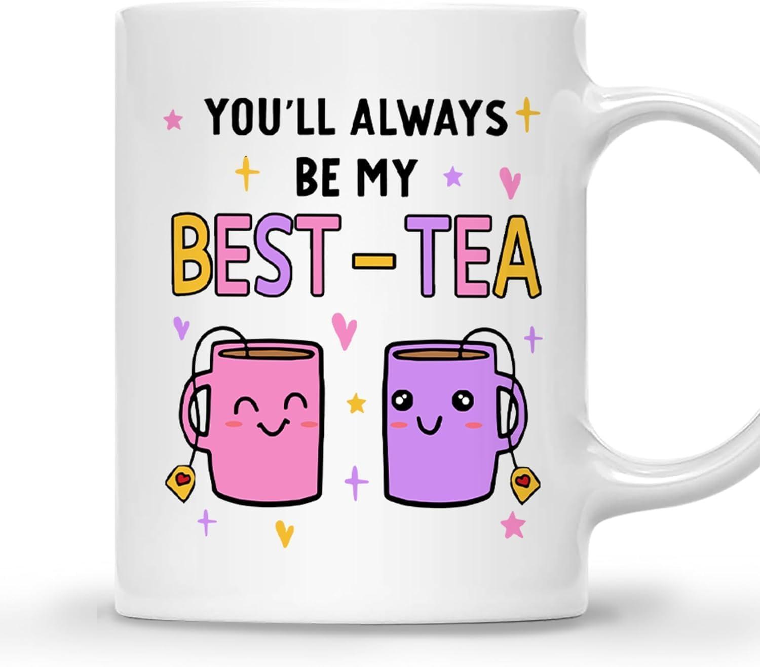 White Ceramic Mug Showdown: Gossby's BEST-TEA Gift Versus Trendy BFF Choice... Tested!
